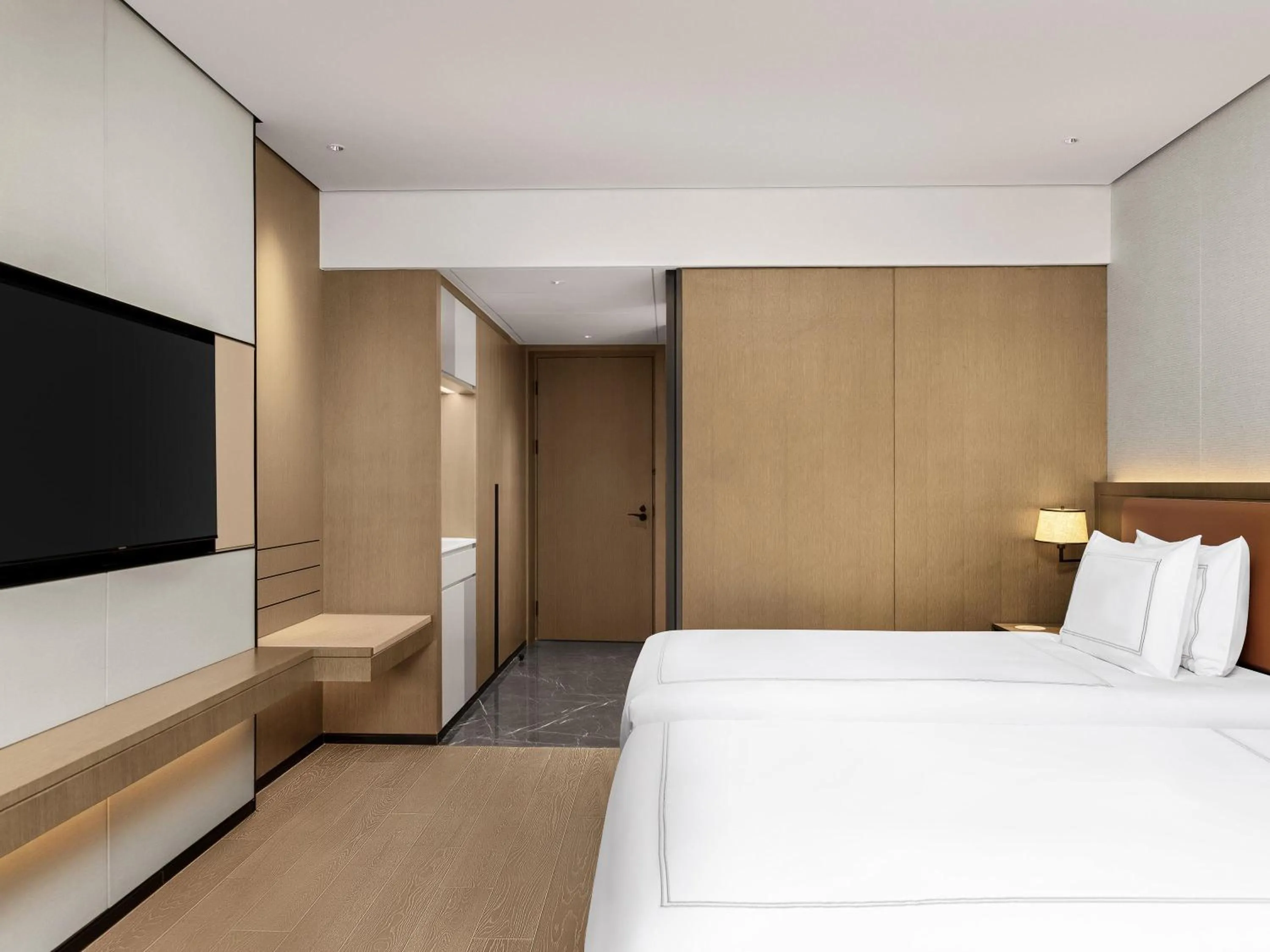 Bedroom, Bed in Swissotel Beijing Hong Kong Macau Center