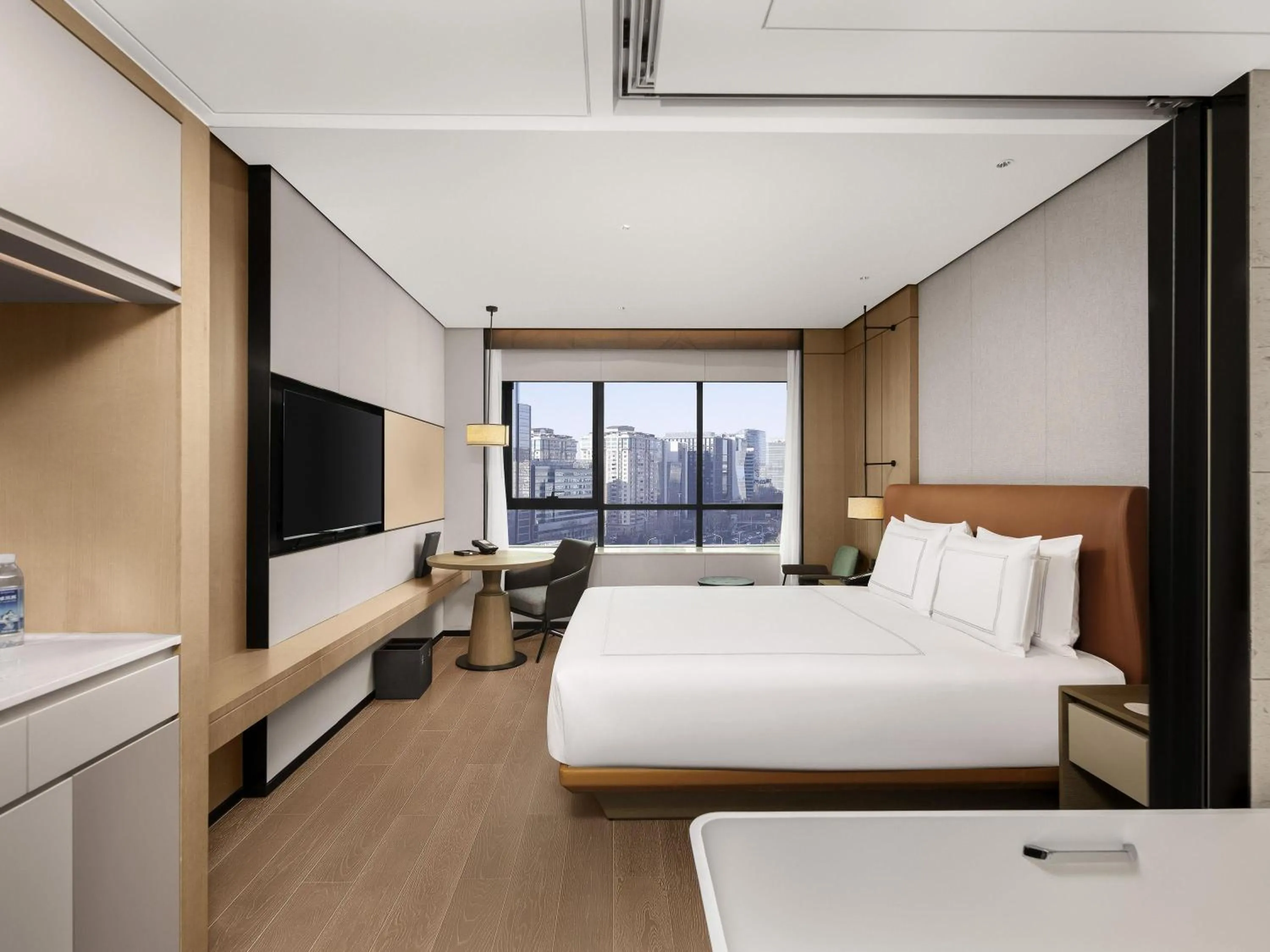 Bedroom, Bed in Swissotel Beijing Hong Kong Macau Center