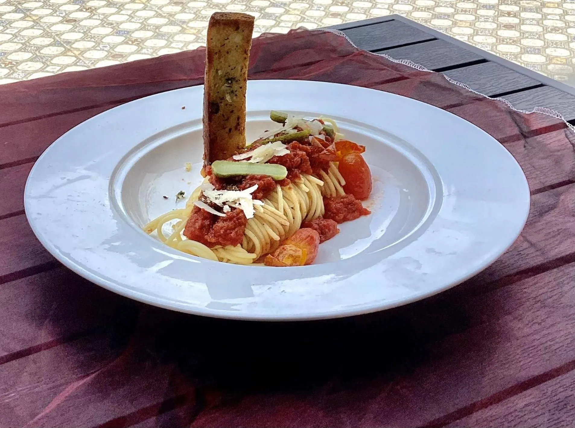 Food close-up in Zo Amalthea Hotel