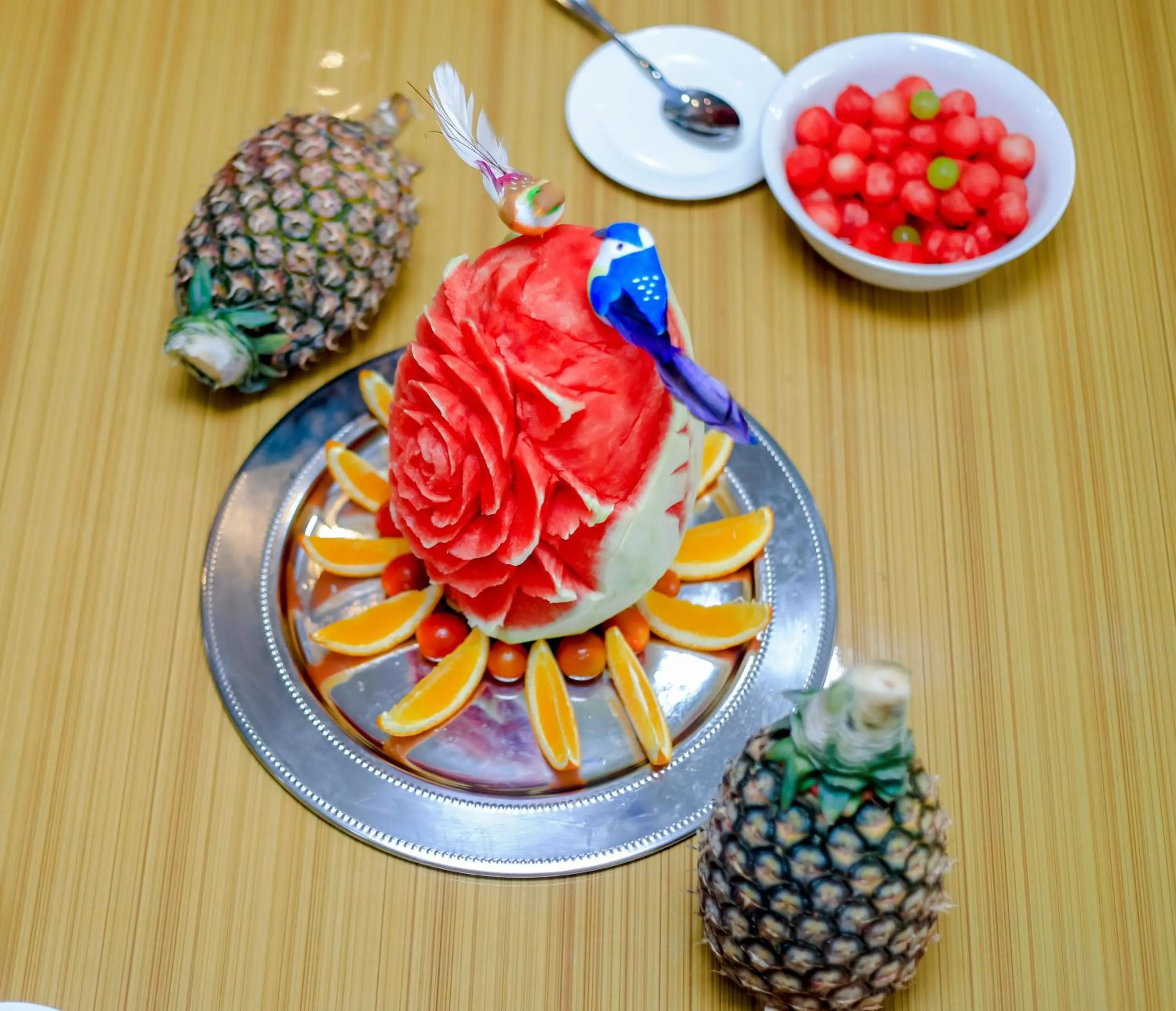 Buffet breakfast in Lark Hotel