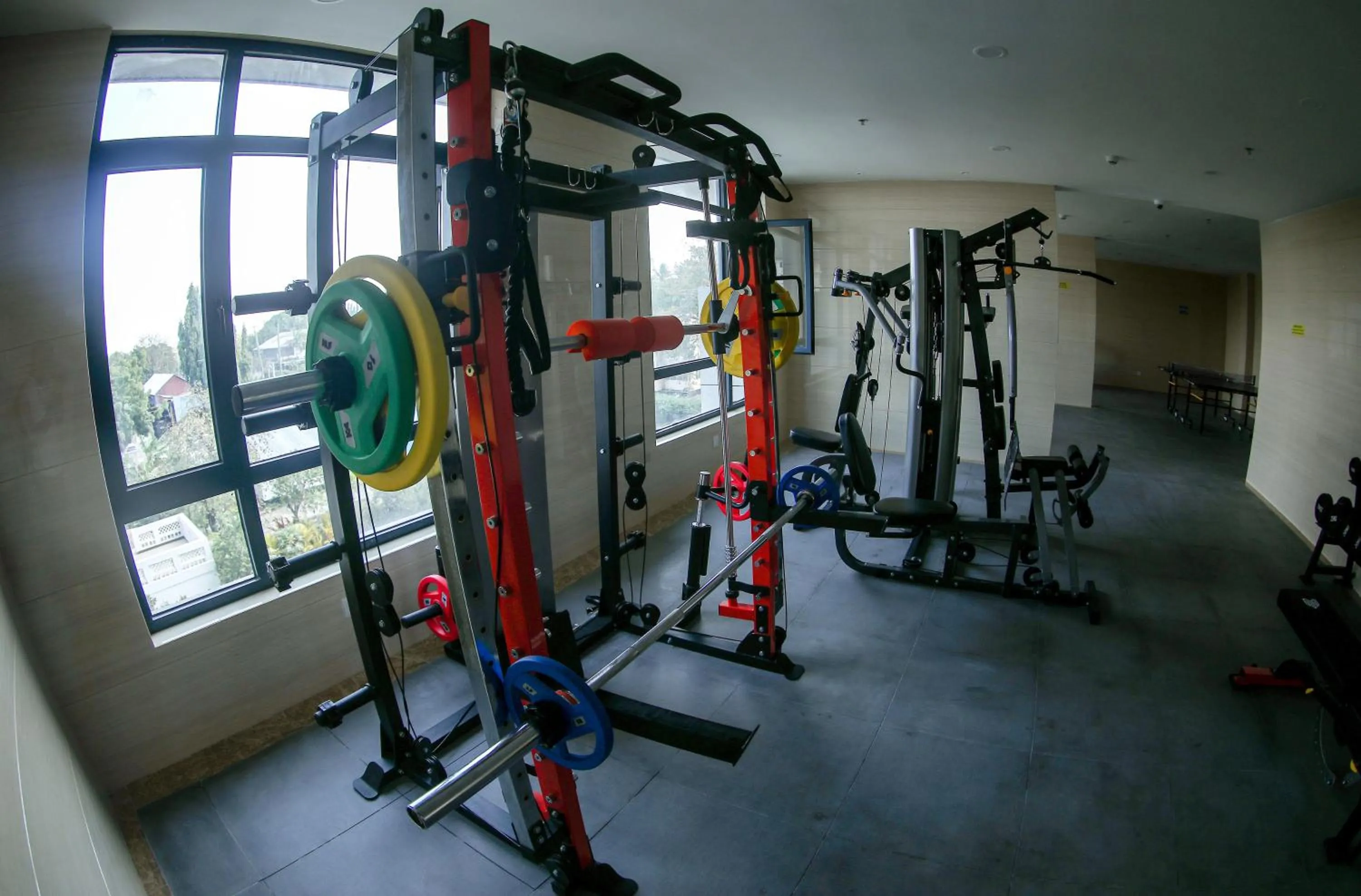 Fitness centre/facilities in Lark Hotel