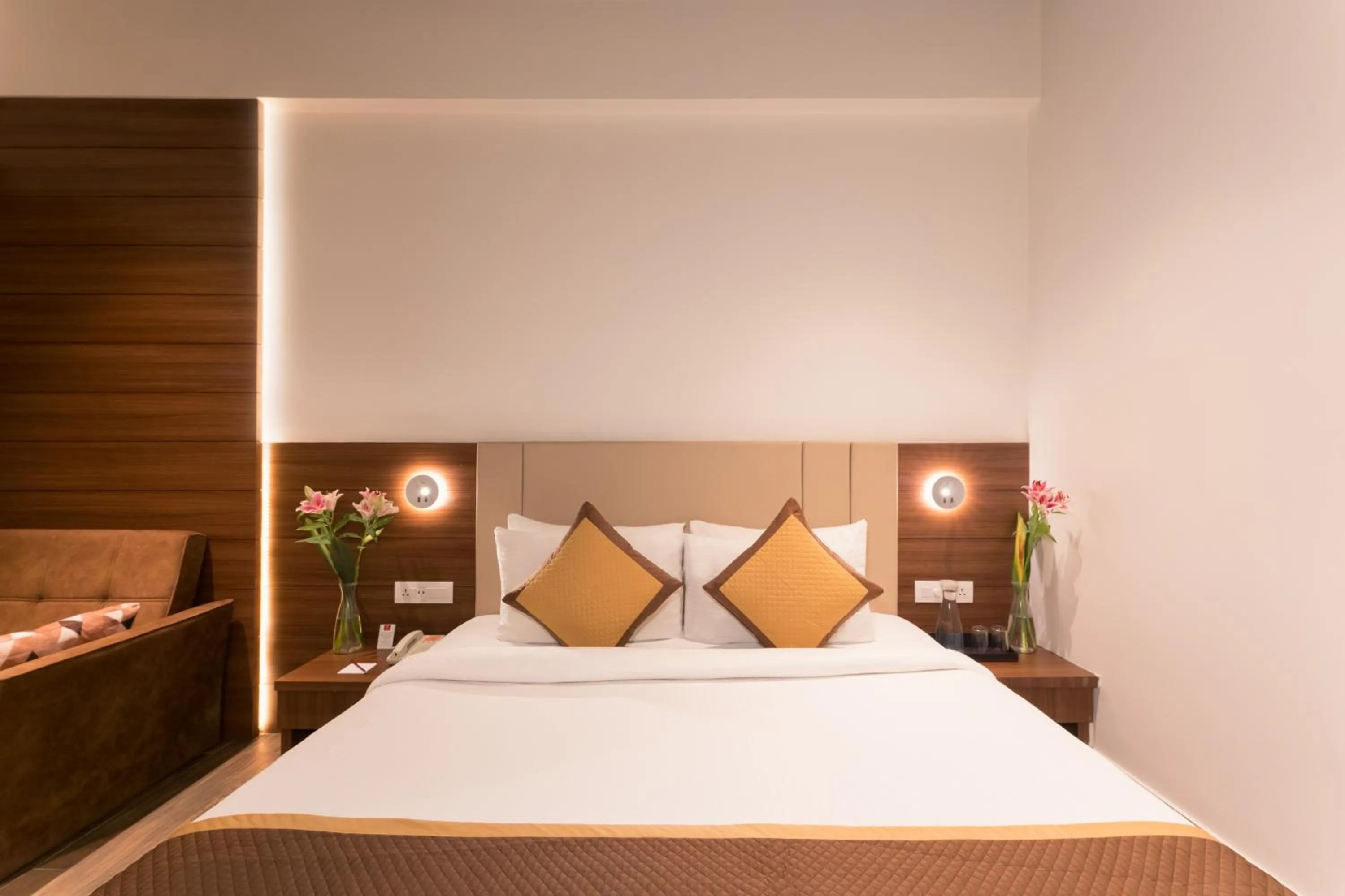 Bed in Lords Inn Udaipur