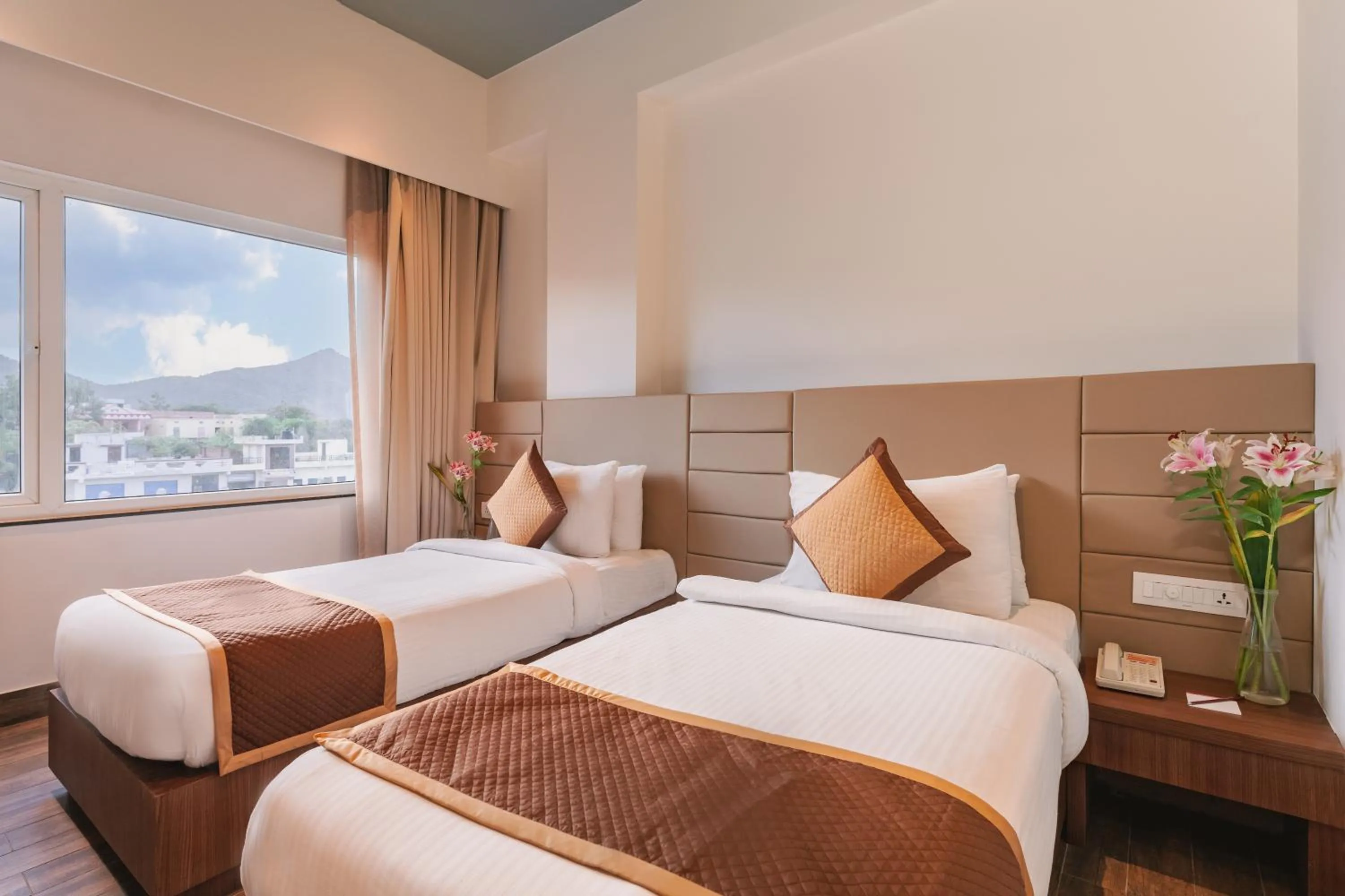 Bed in Lords Inn Udaipur