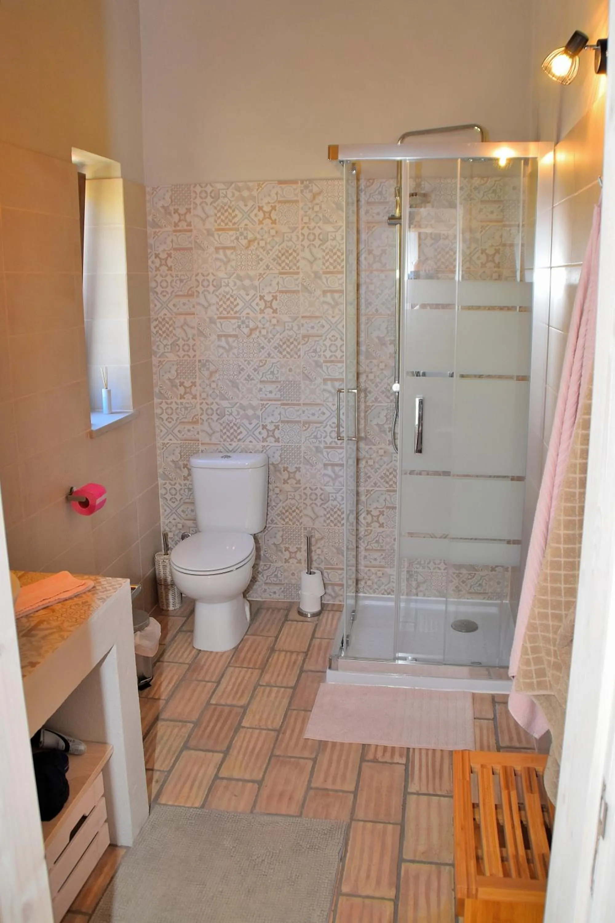 Shower in B&B Quinta O Ninho