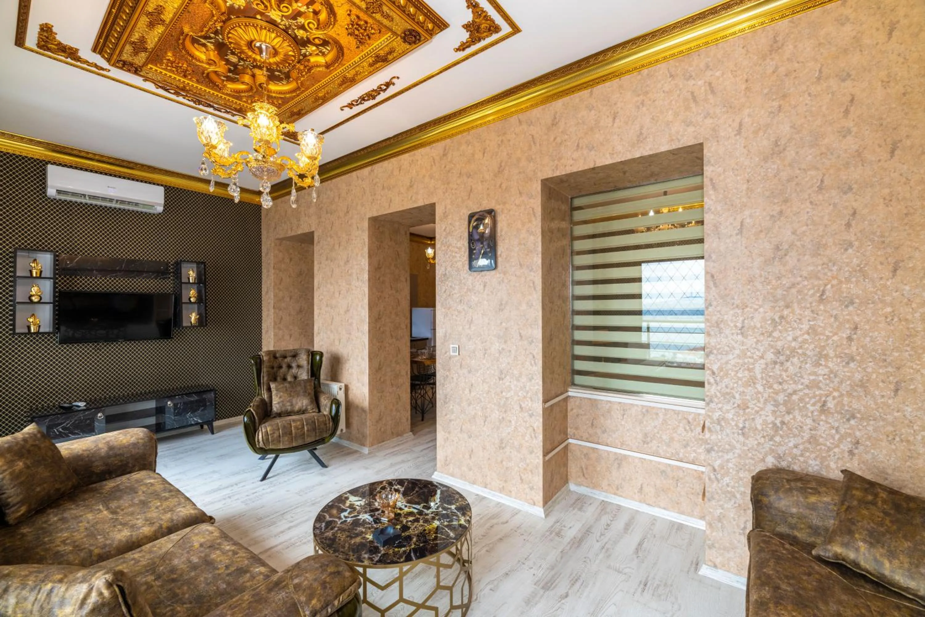 Living room in Istanbul Taksim Residence Hotel By MESUT