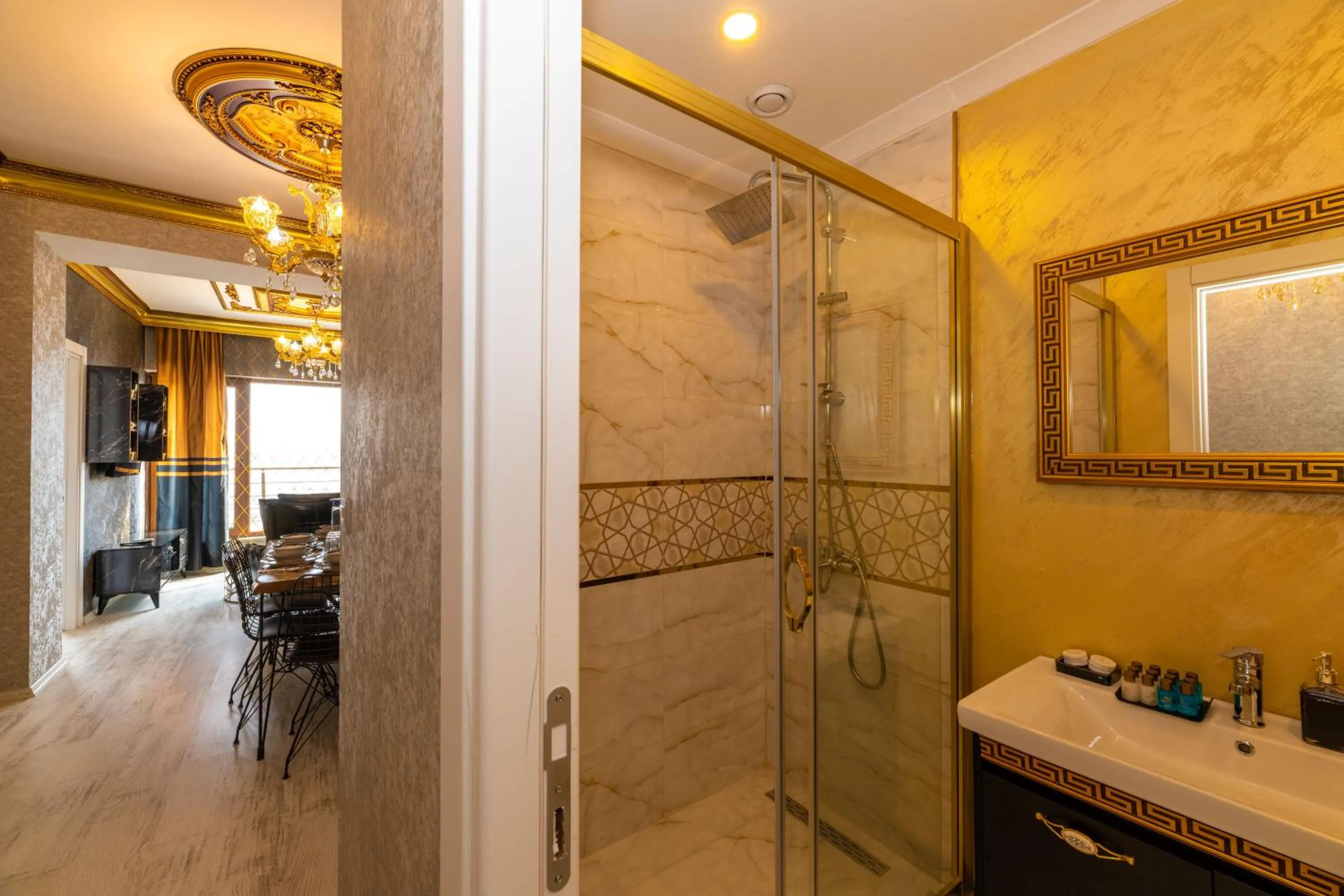 Bathroom in Istanbul Taksim Residence Hotel By MESUT