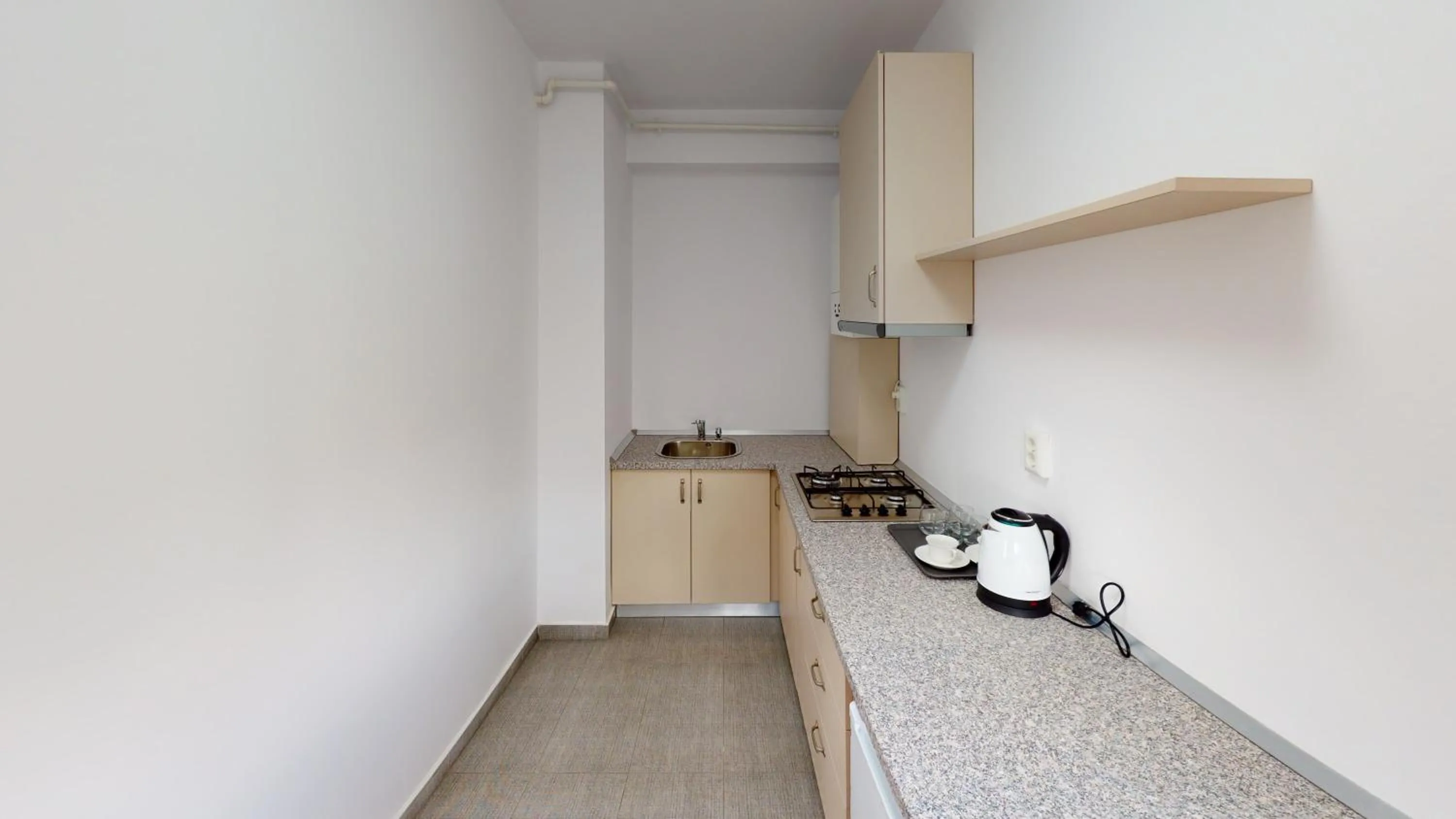 Kitchen or kitchenette in Le Blanc ApartHotel