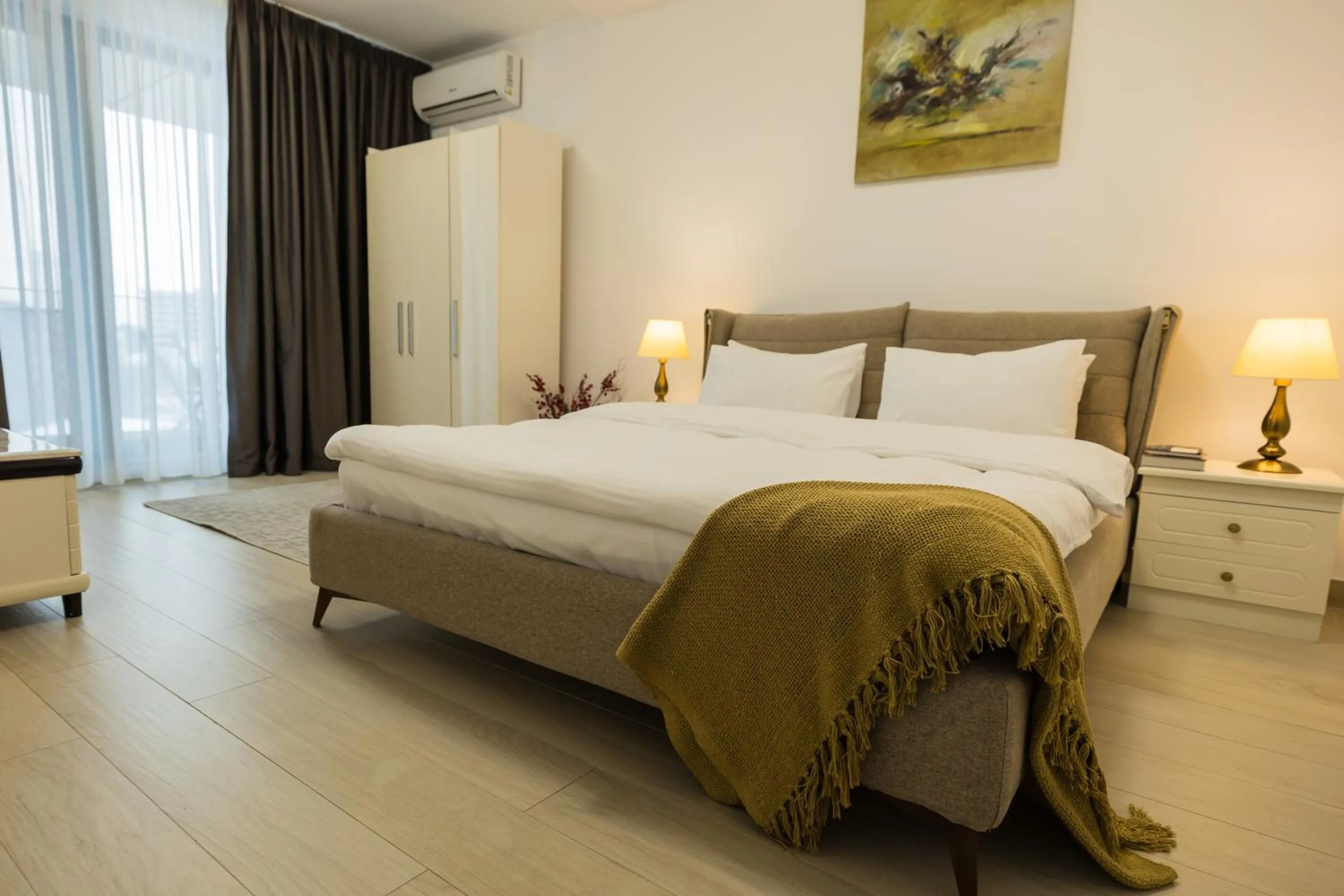 Bed in Le Blanc ApartHotel