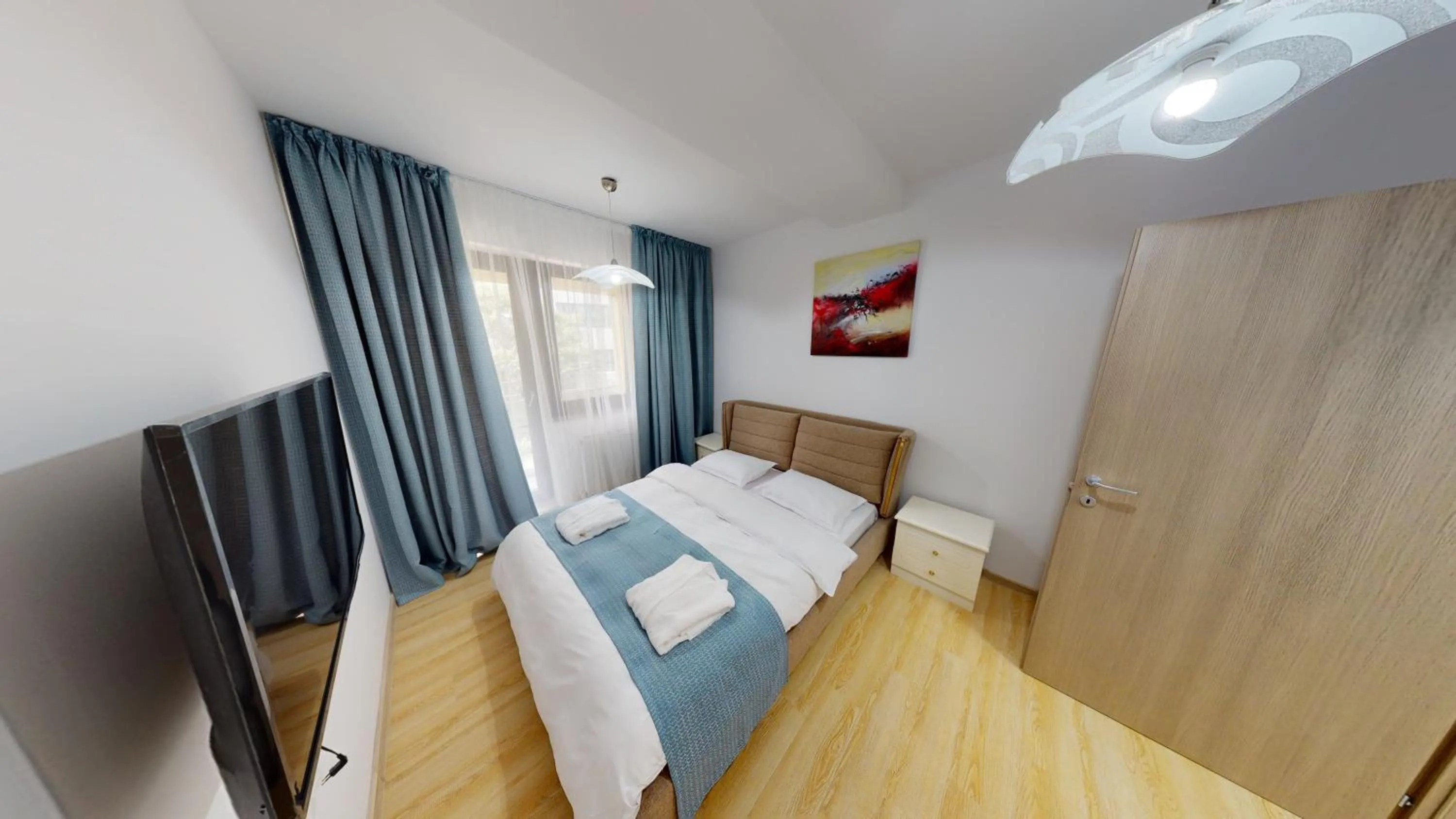 Bed in Le Blanc ApartHotel