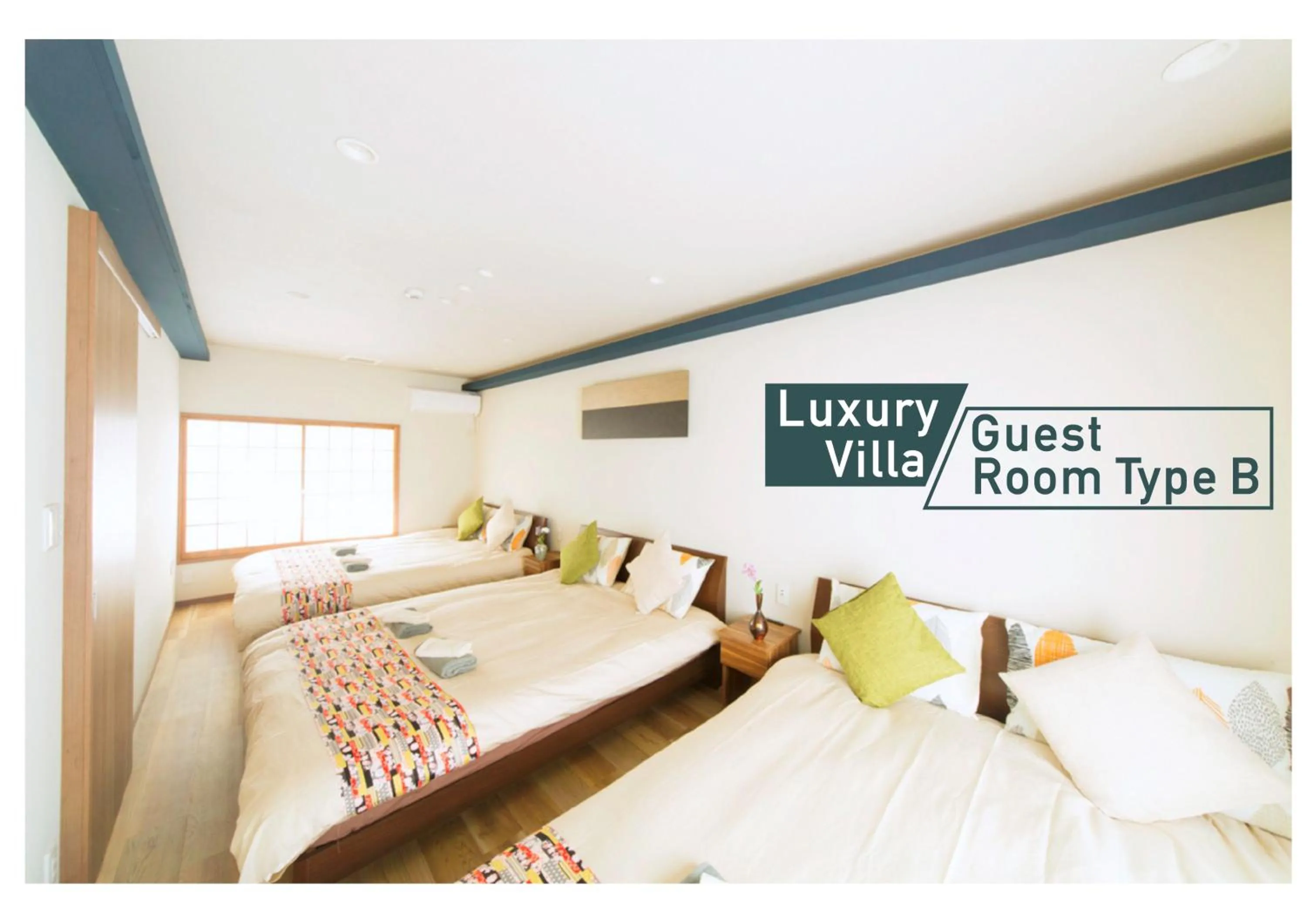 Bed in nestay villa tokyo shinjuku