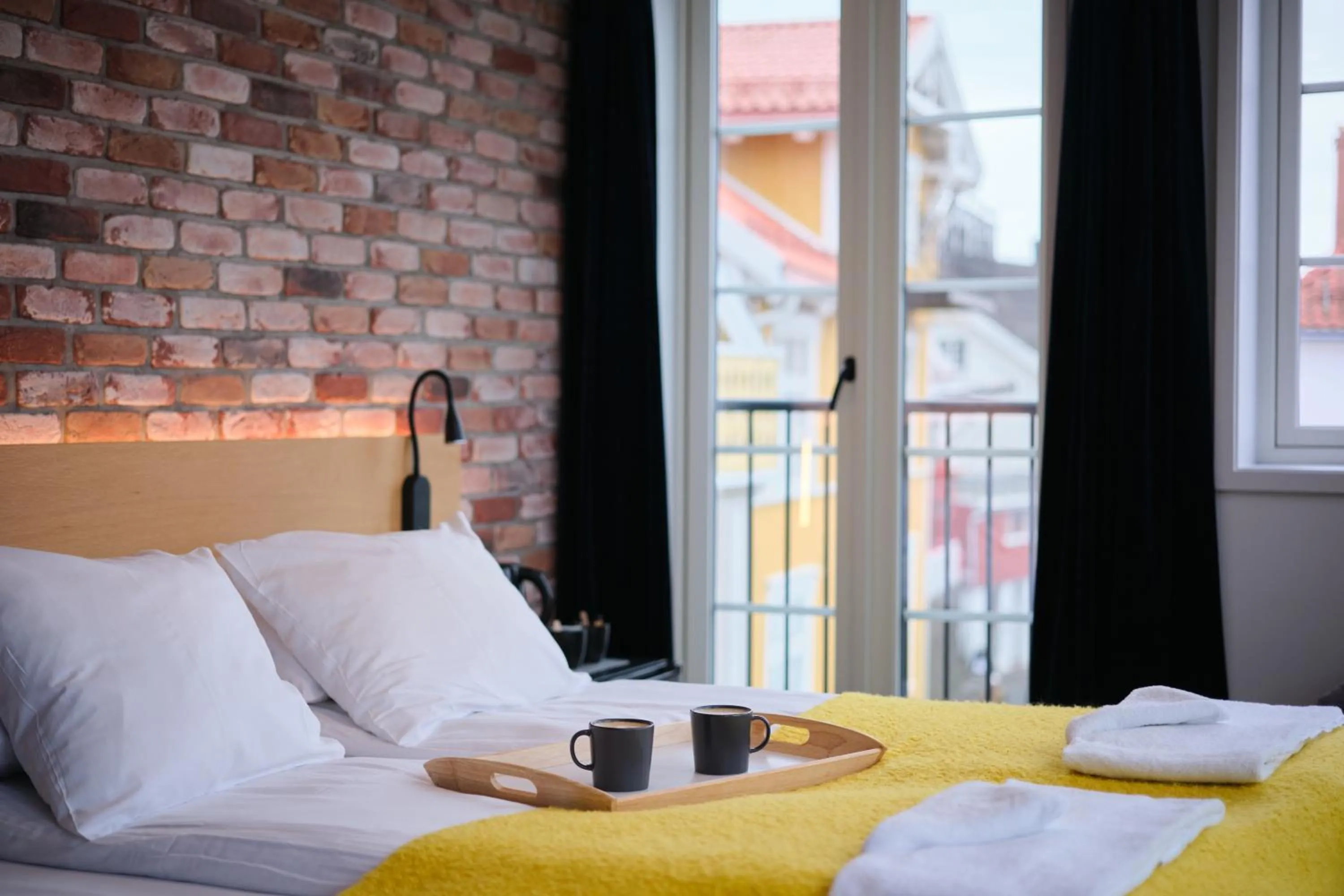 Bed in Kragerø Hotell