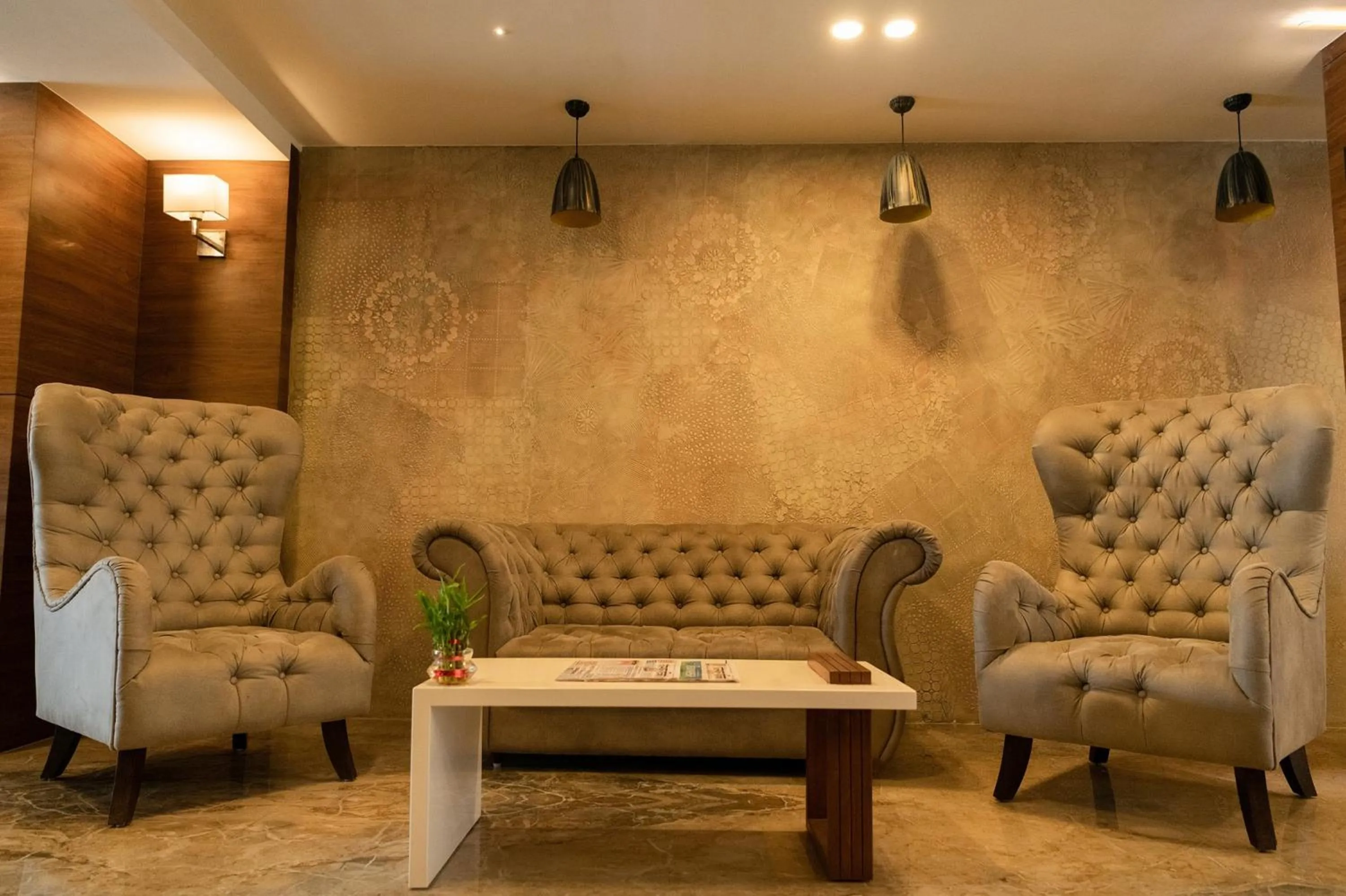 Seating area in Regenta Inn Morbi