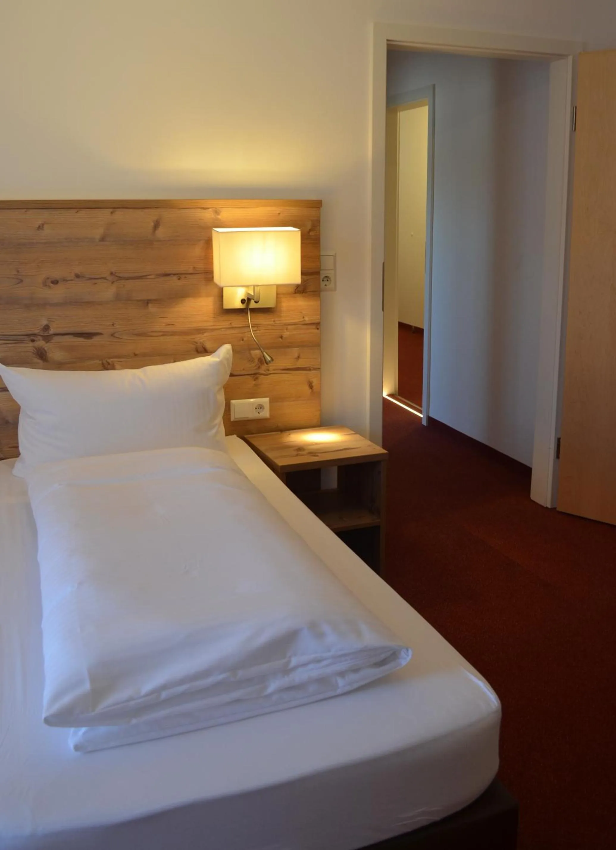 Bed in Hotel Zum Goldenen Mann