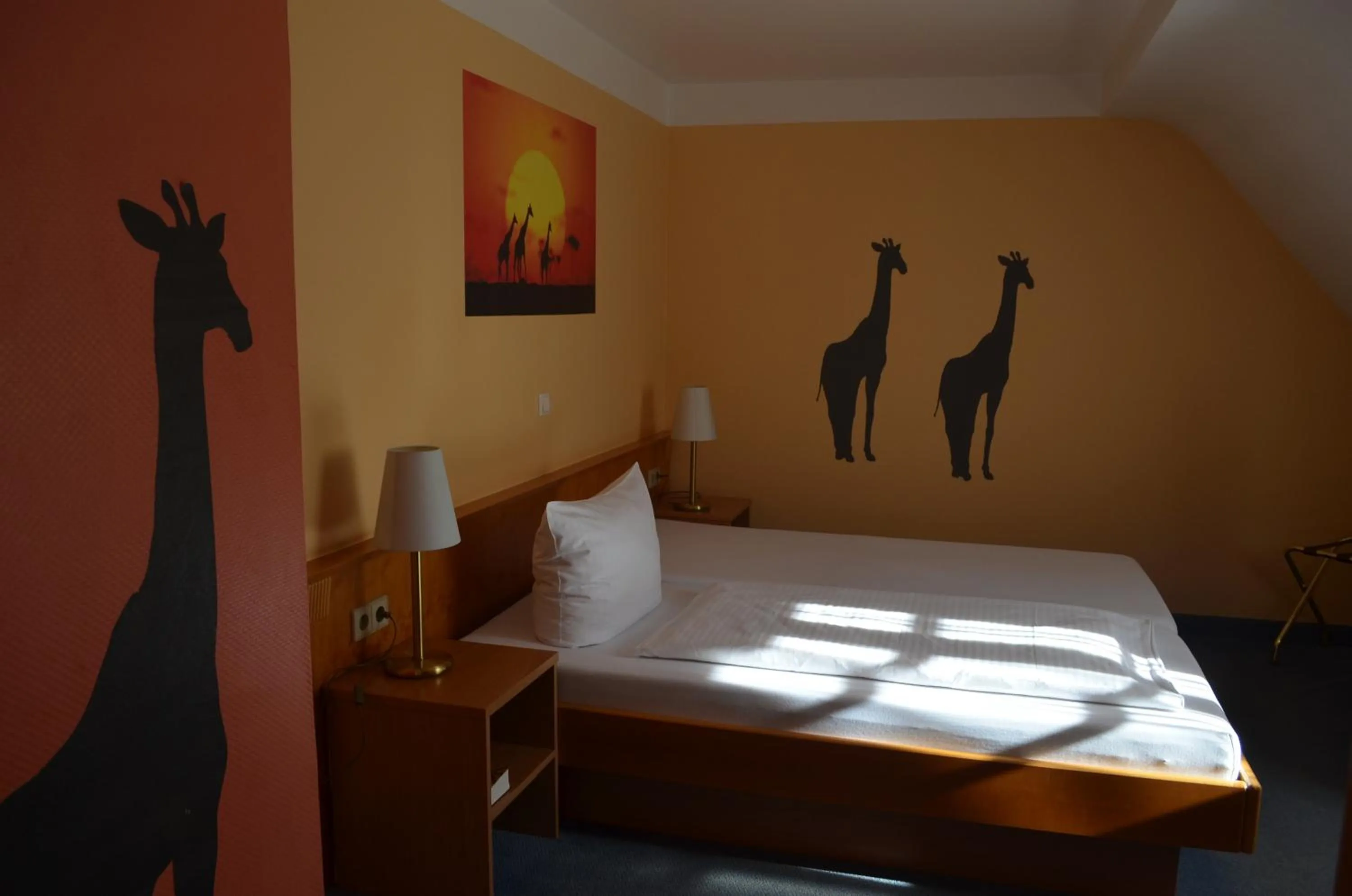 Bed in Hotel Zum Goldenen Mann