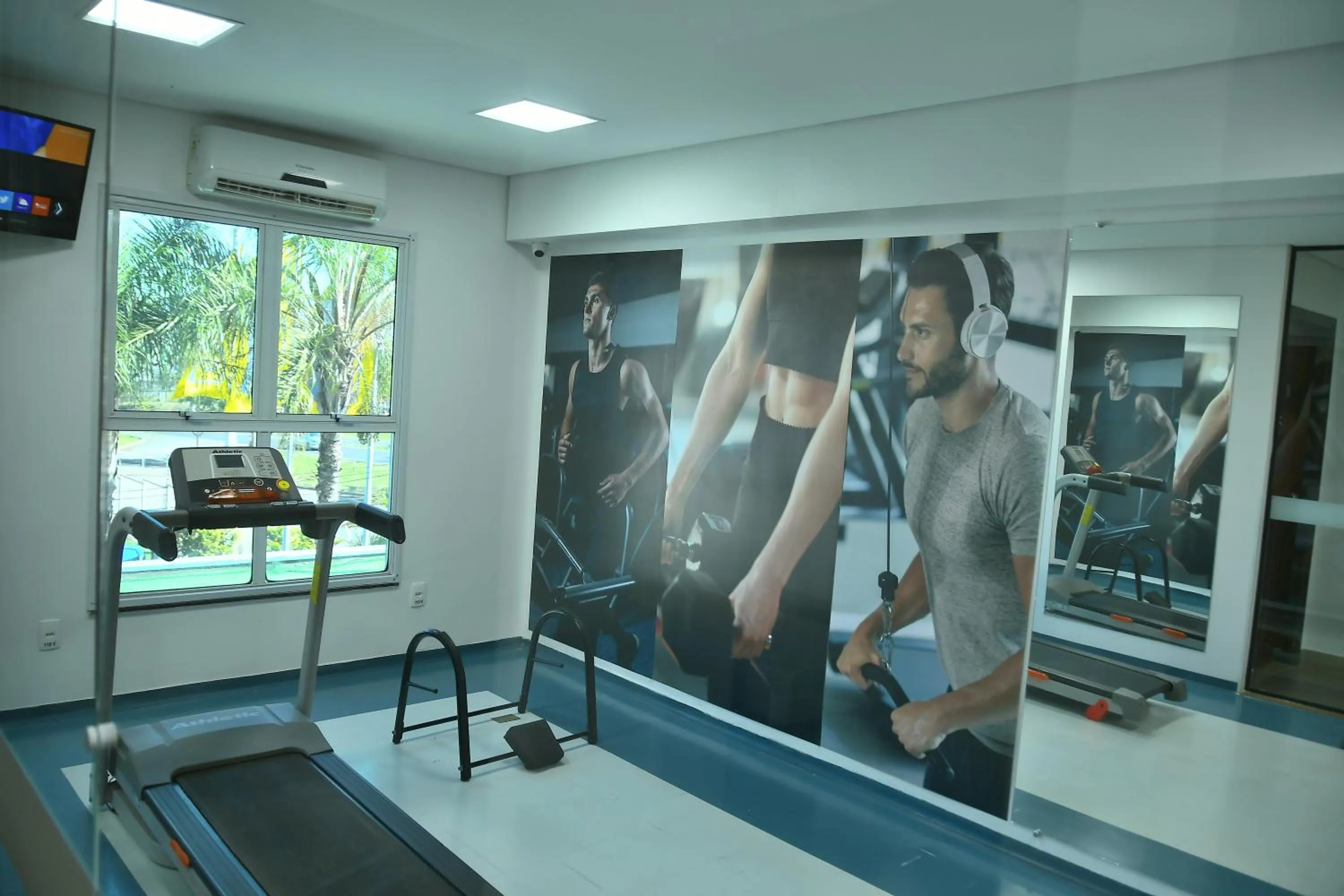 Fitness centre/facilities in Hotel Araraquara By Mercure