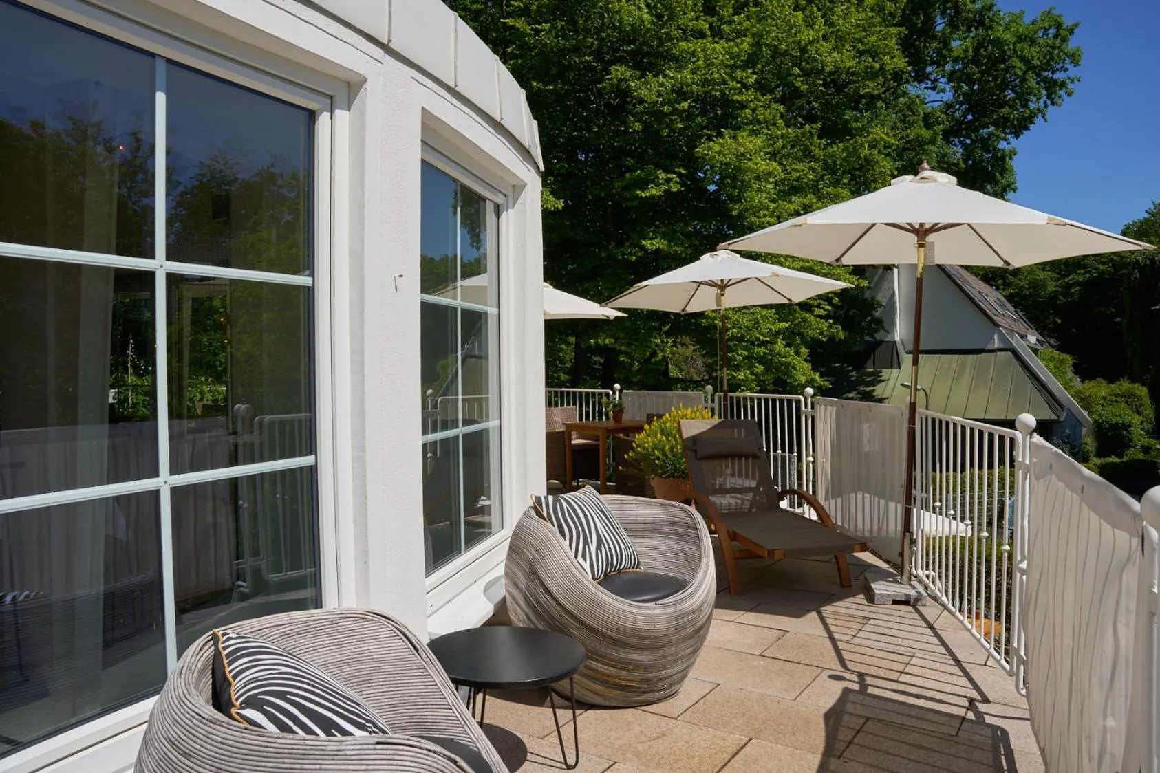 Balcony/Terrace in Parkhotel Obermenzing