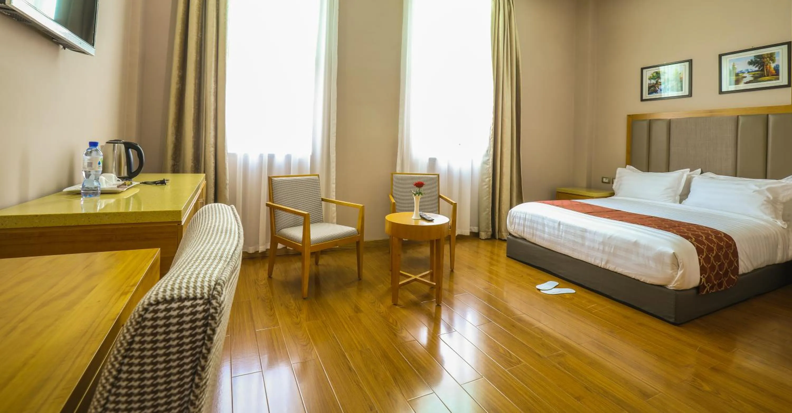 Bed in New Day Hotel