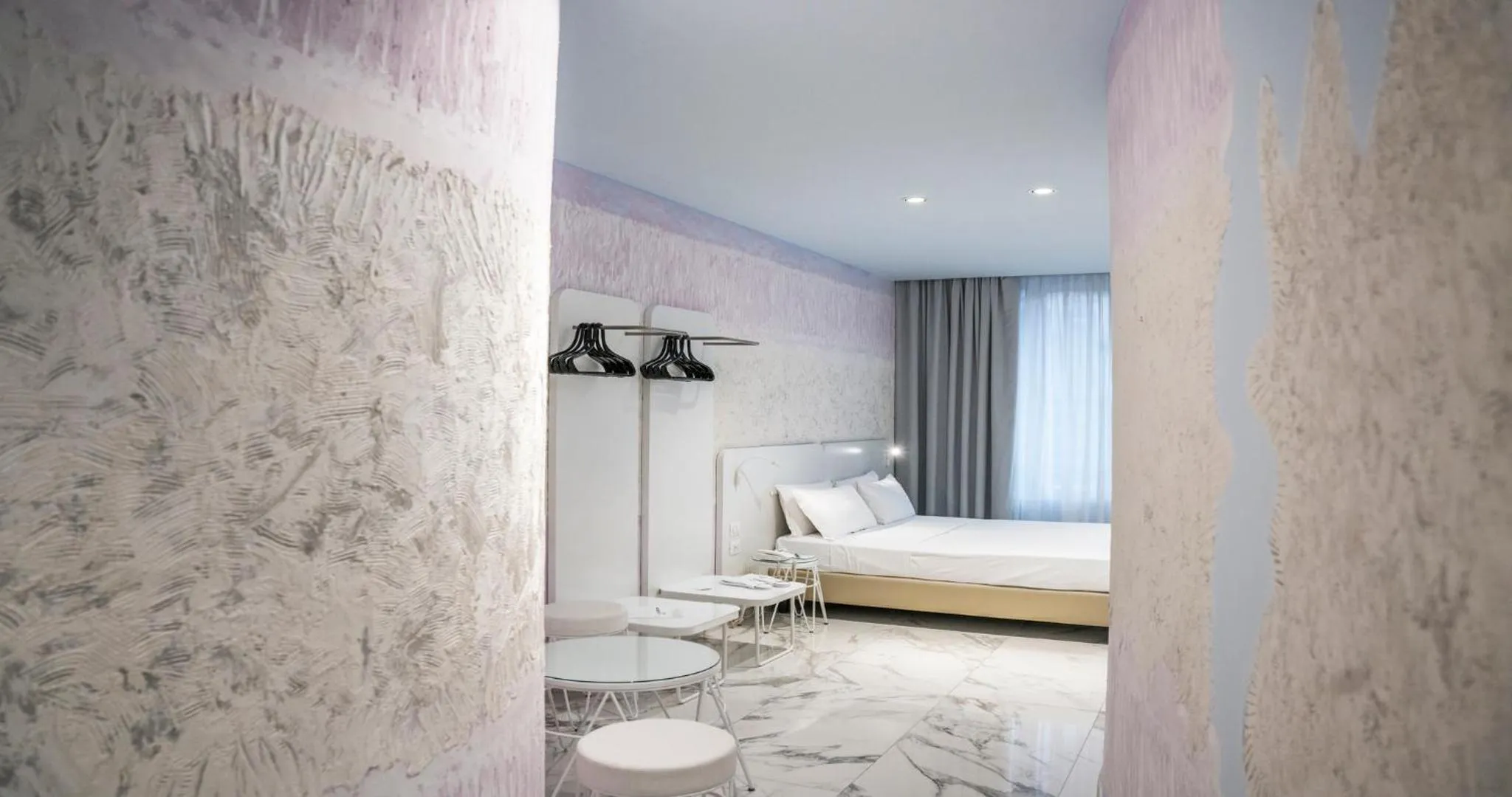 Bed in Soul Art Hotel