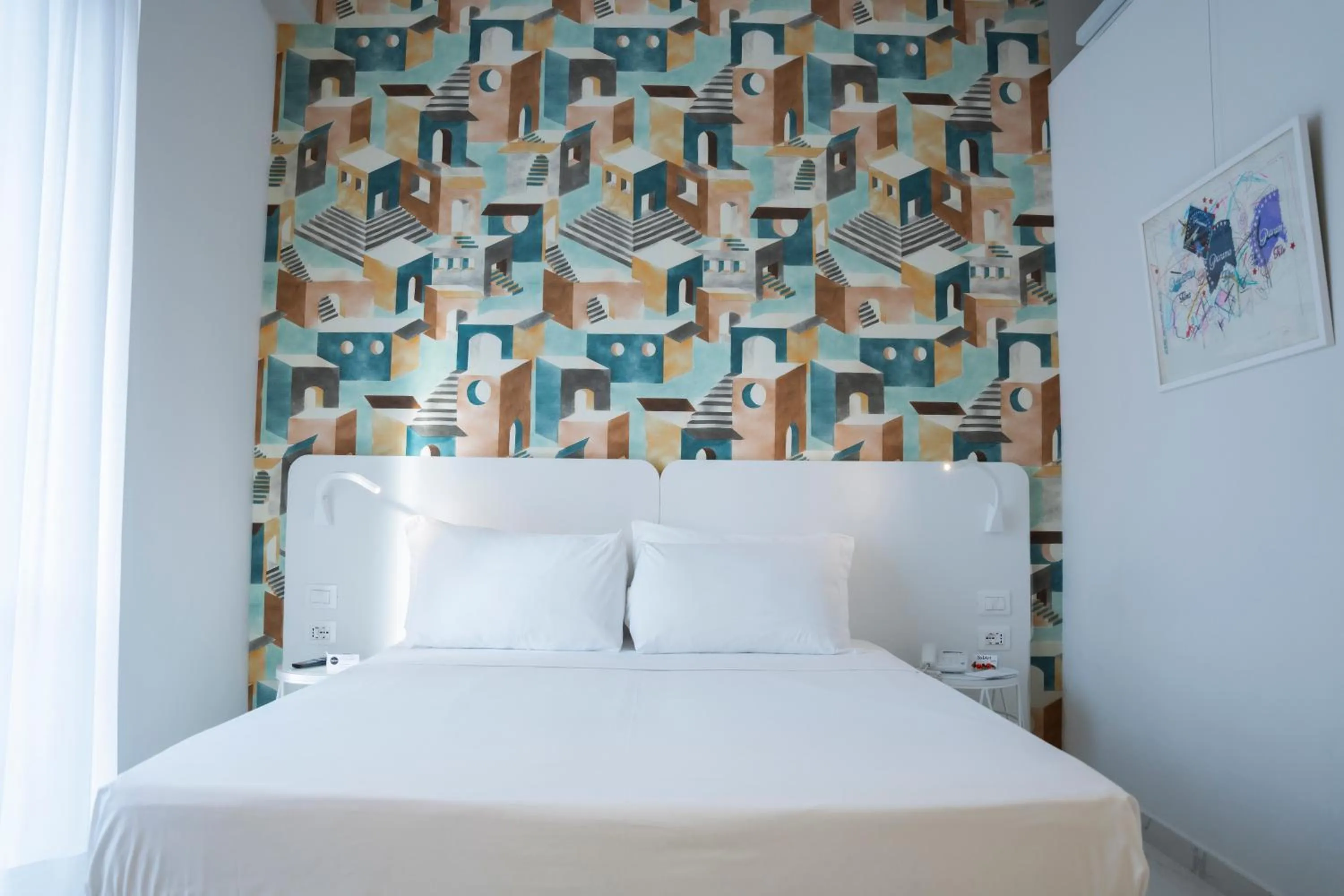 Bed in Soul Art Hotel