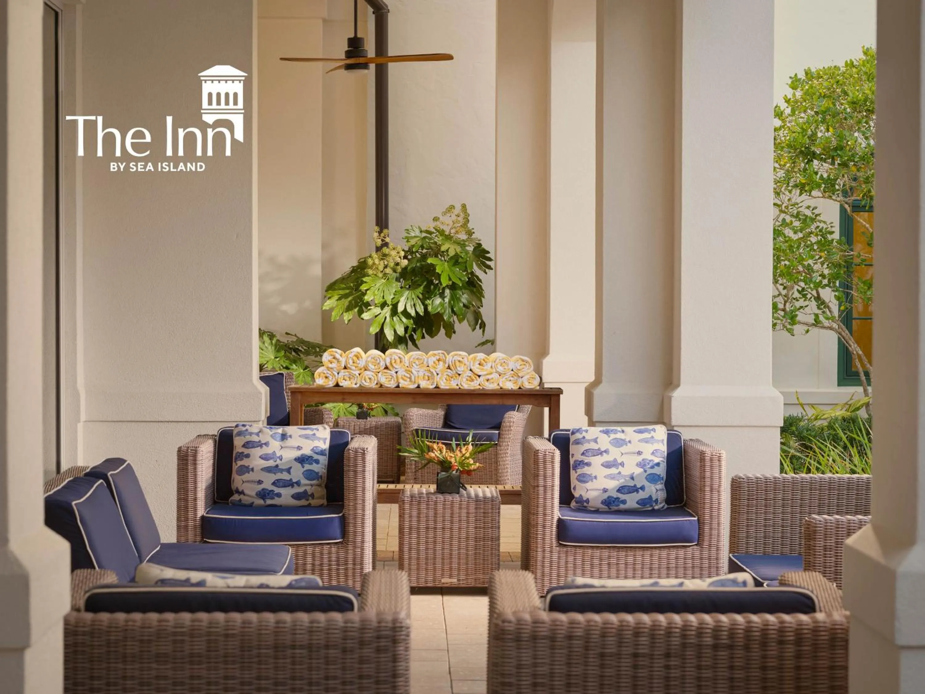 Inner courtyard view in The Inn by Sea Island