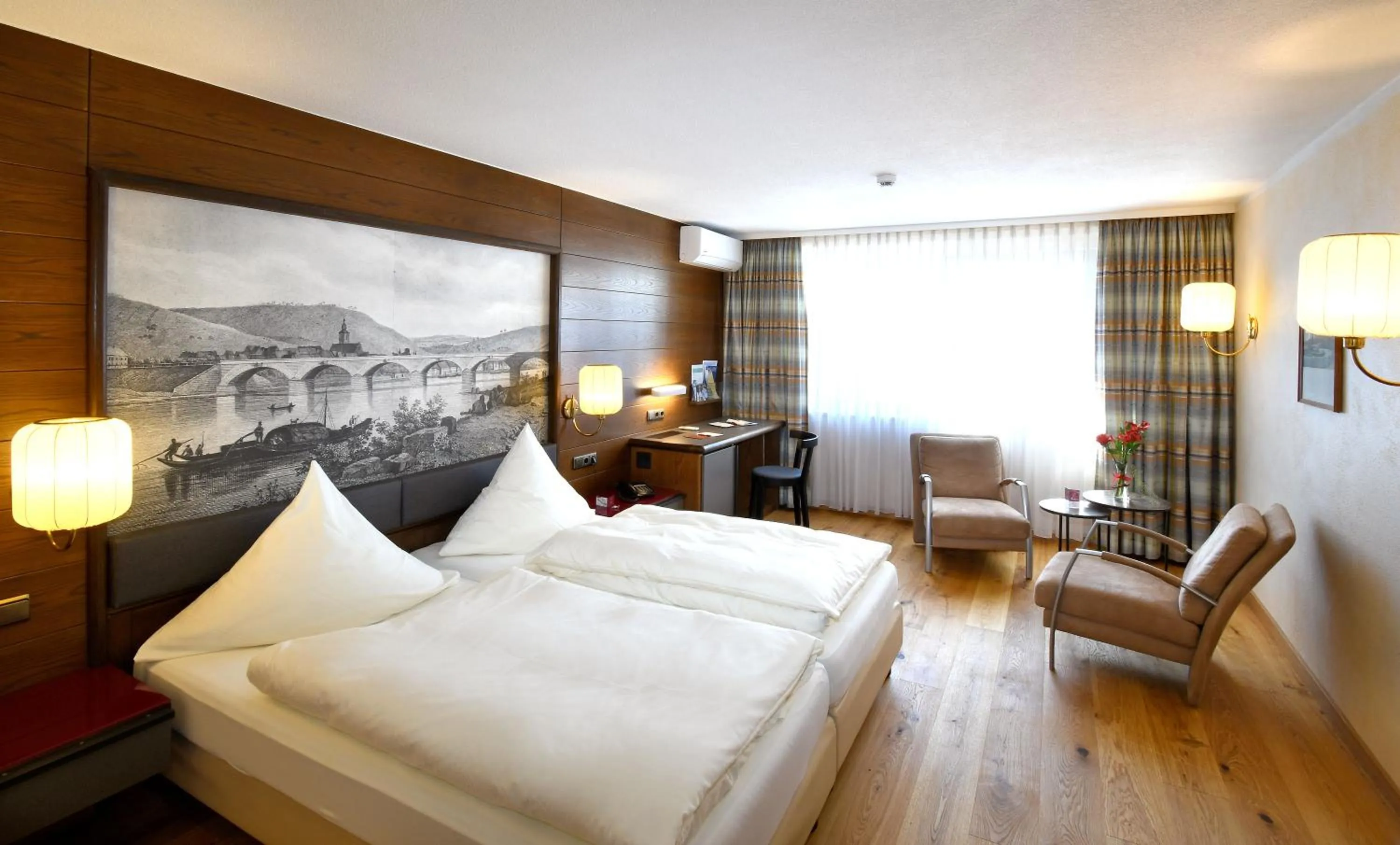 Photo of the whole room, Bed in Hotel & Weinhaus Anker