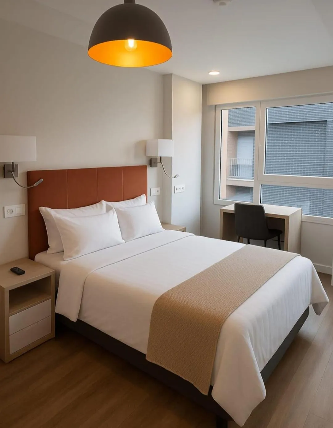 Bed in Apartahotel Aranda Flex Living