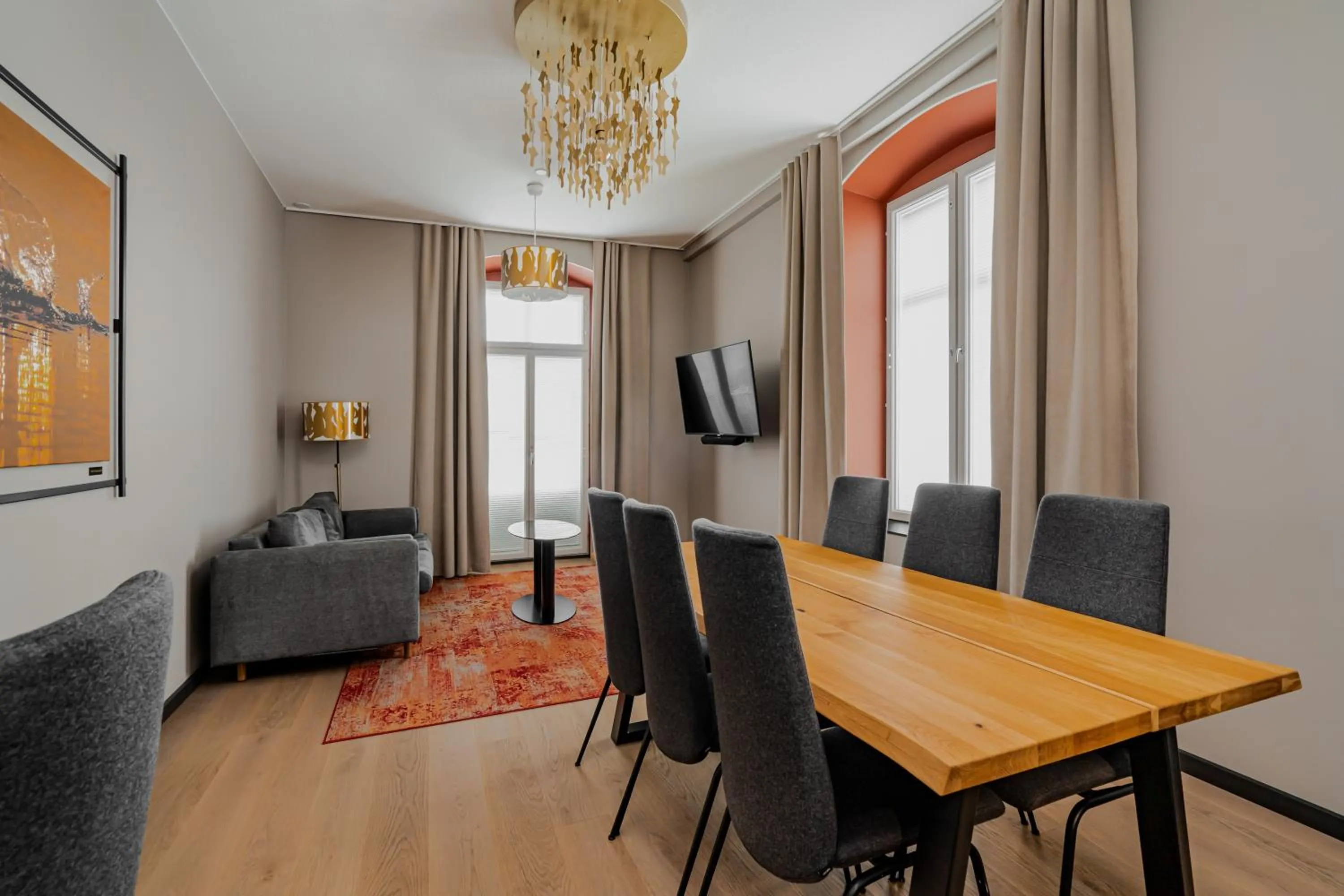 Seating area in Hotel Kakola