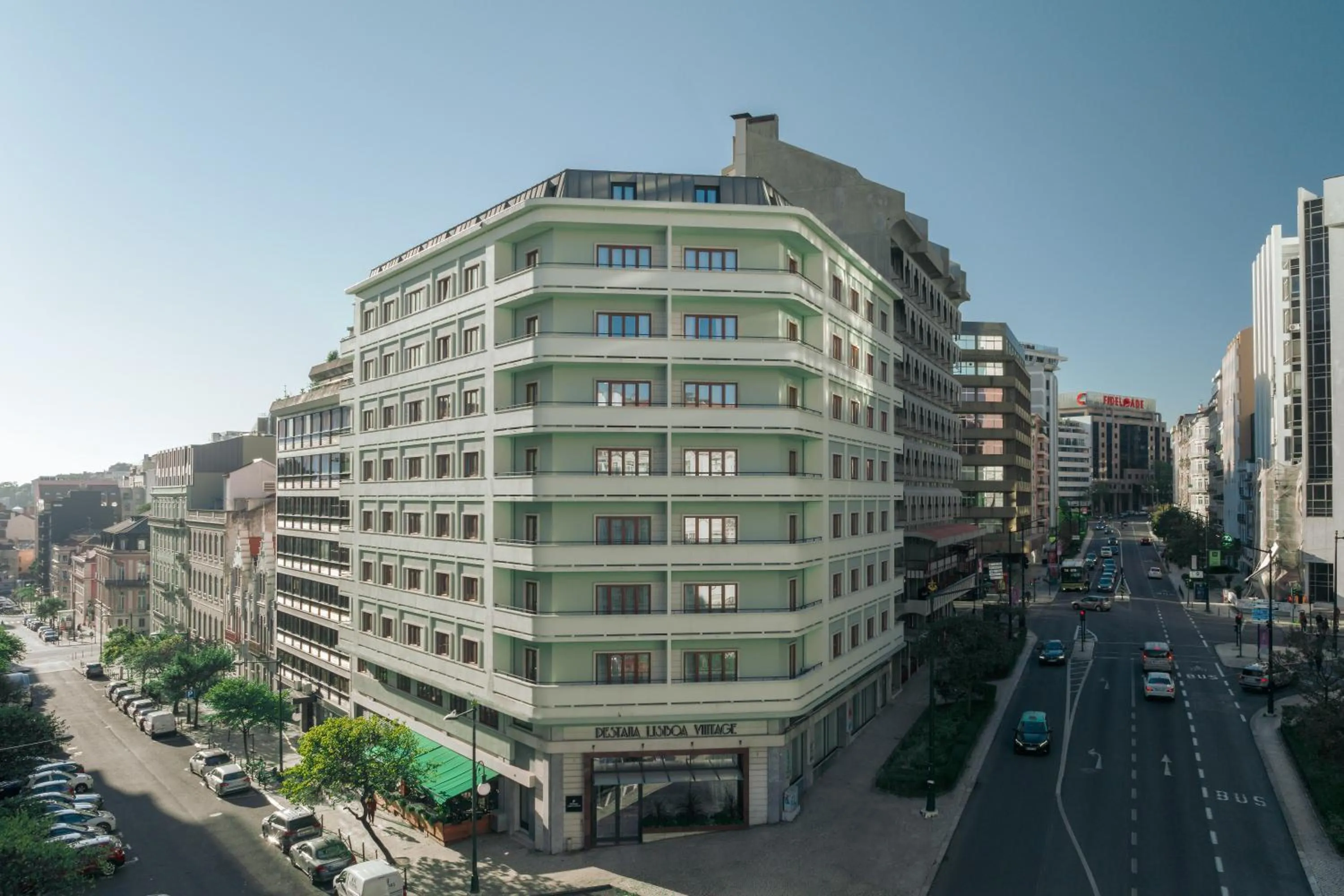 Property building in Pestana Lisboa Vintage City Center Suites