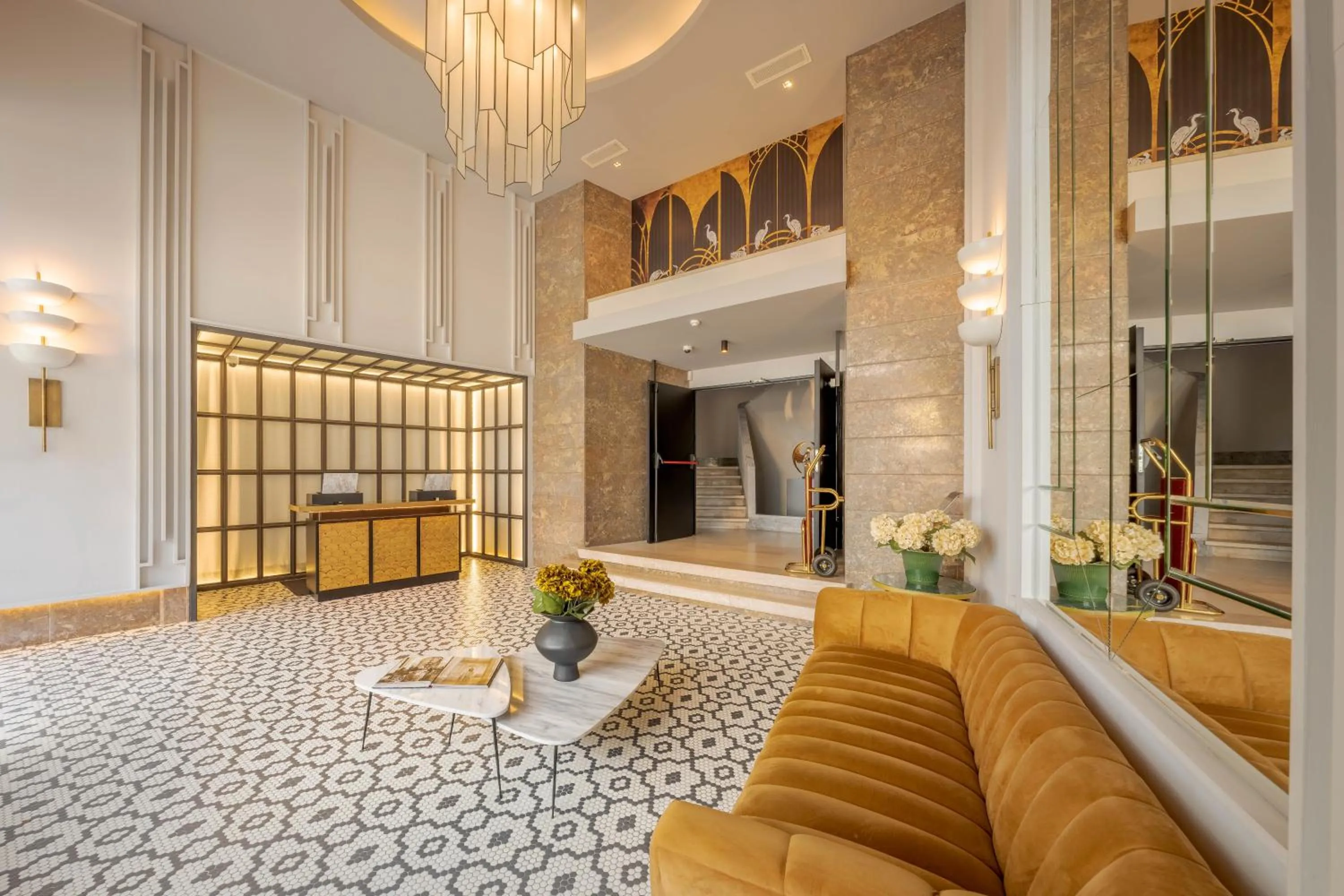Lobby or reception in Pestana Lisboa Vintage City Center Suites