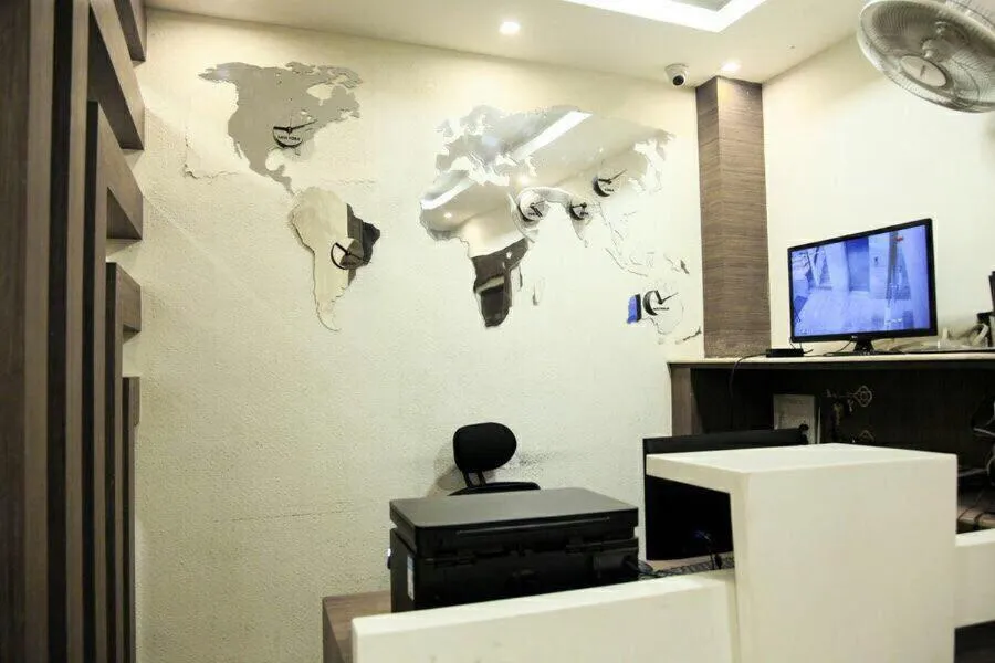 Lobby or reception in Hotel Delma