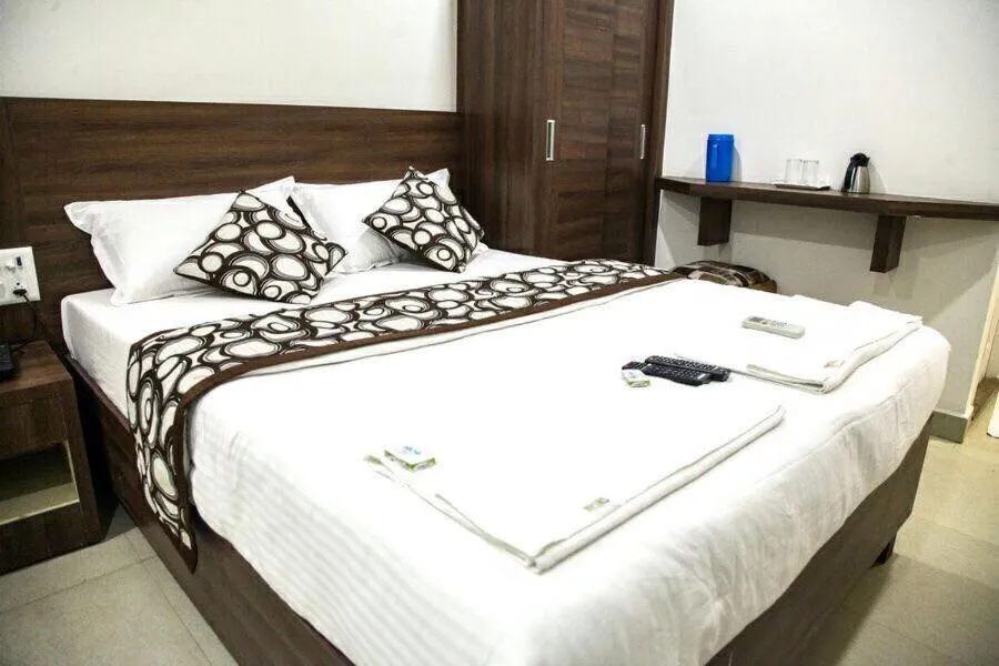Bed in Hotel Delma