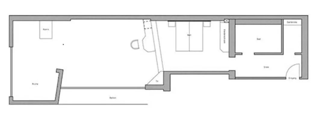 Floor plan in Hotel Friederike