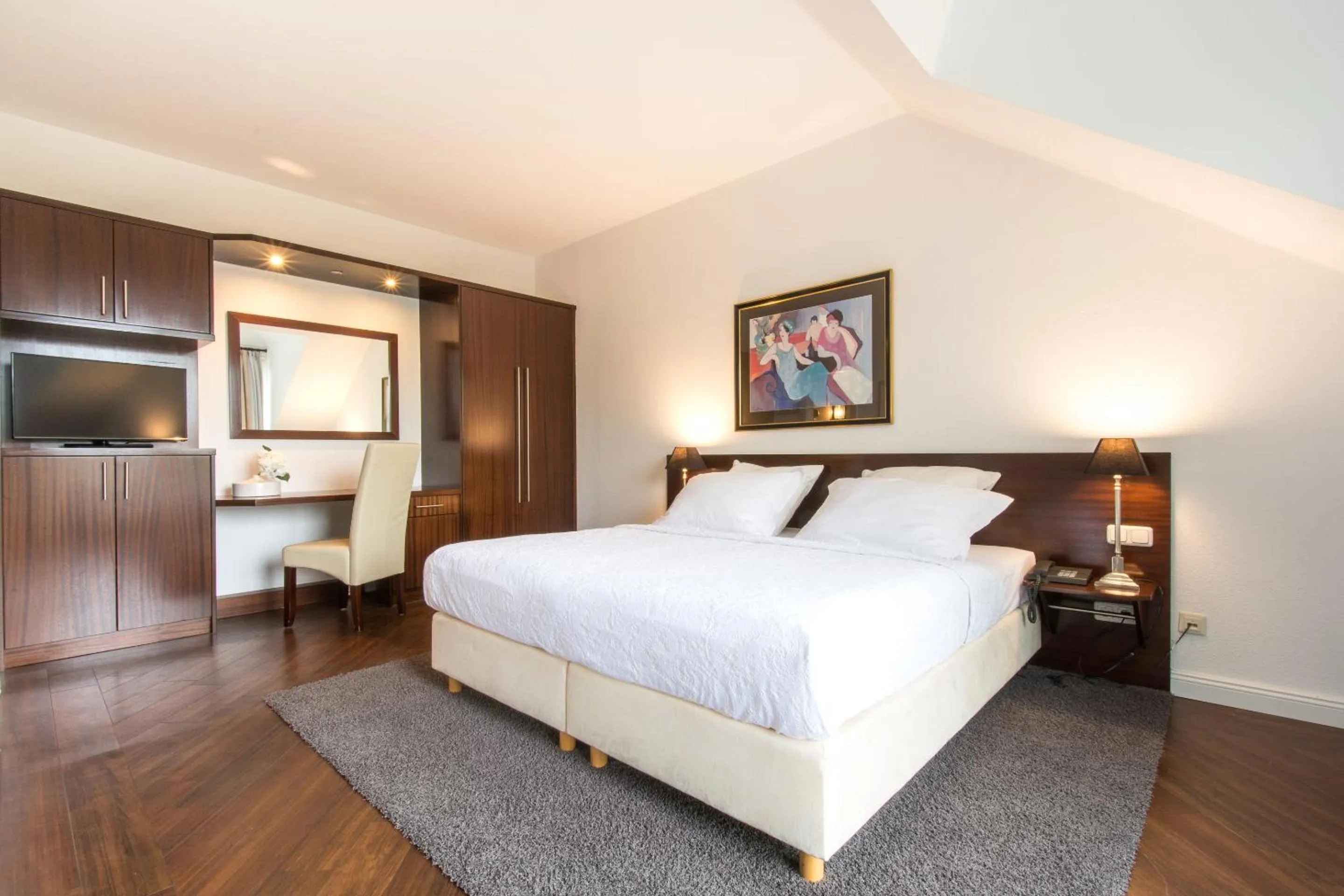 Bedroom, Bed in Hotel Friederike