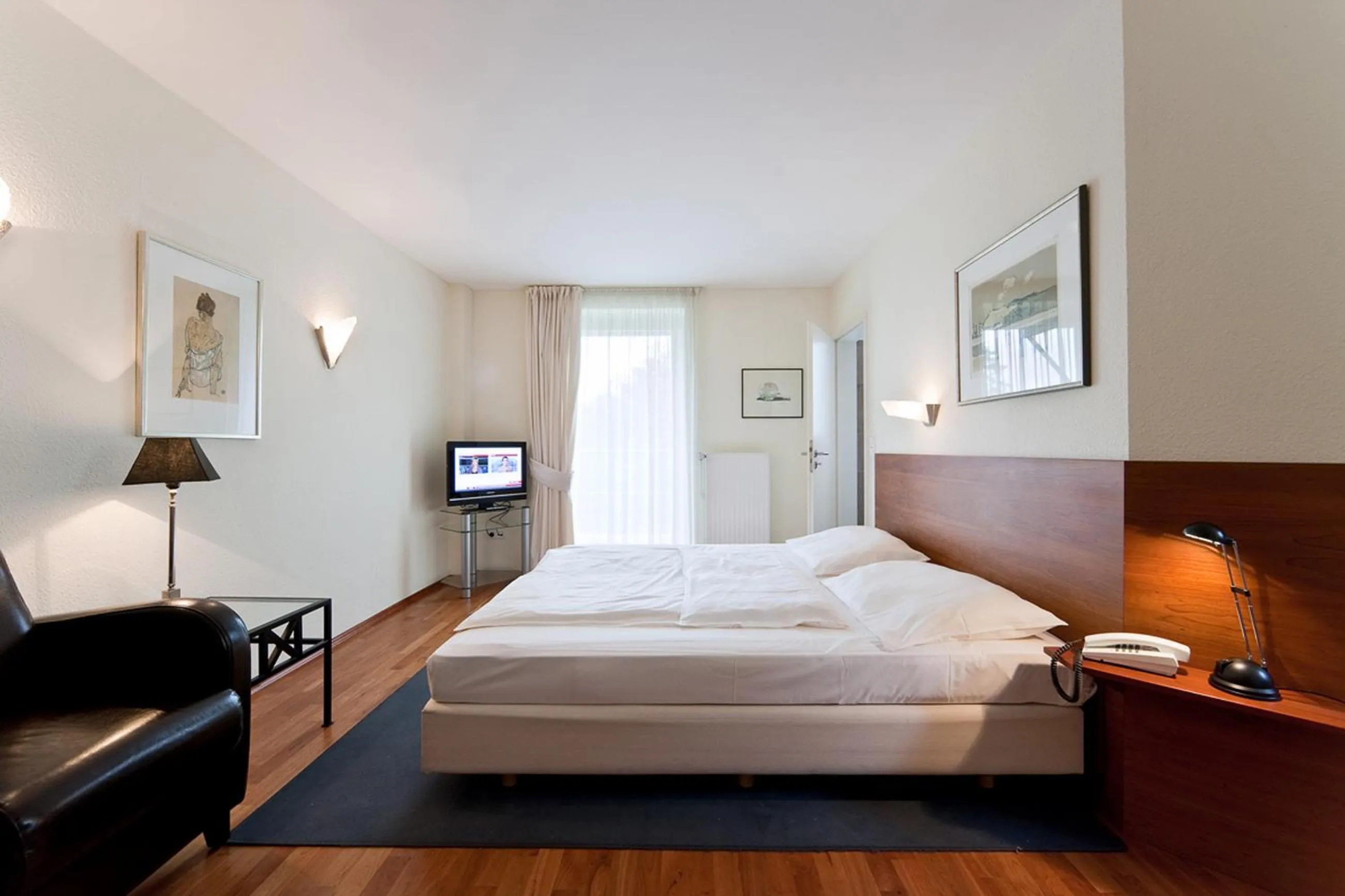 Bedroom, Bed in Hotel Friederike