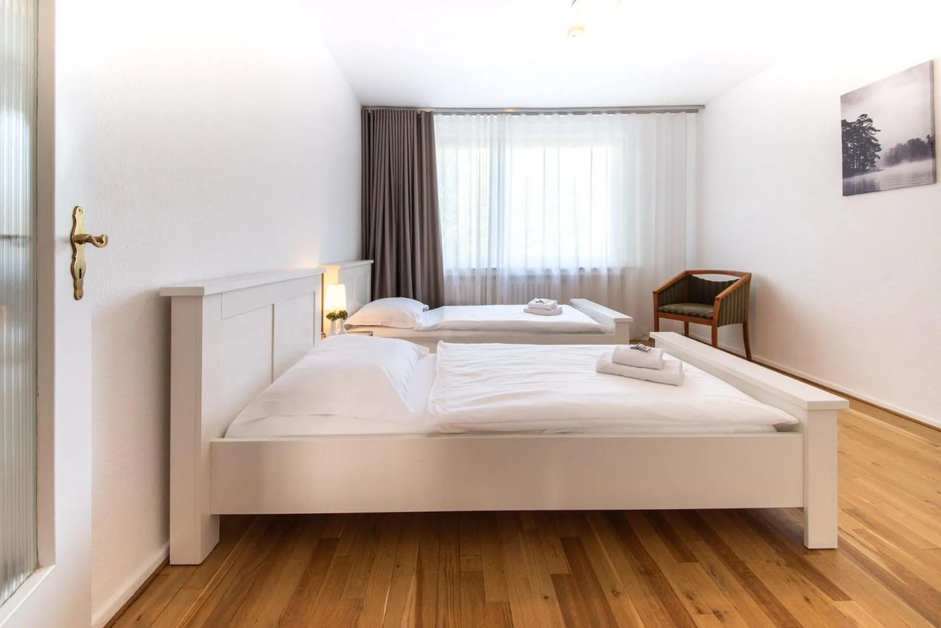 Bedroom, Bed in Hotel Friederike