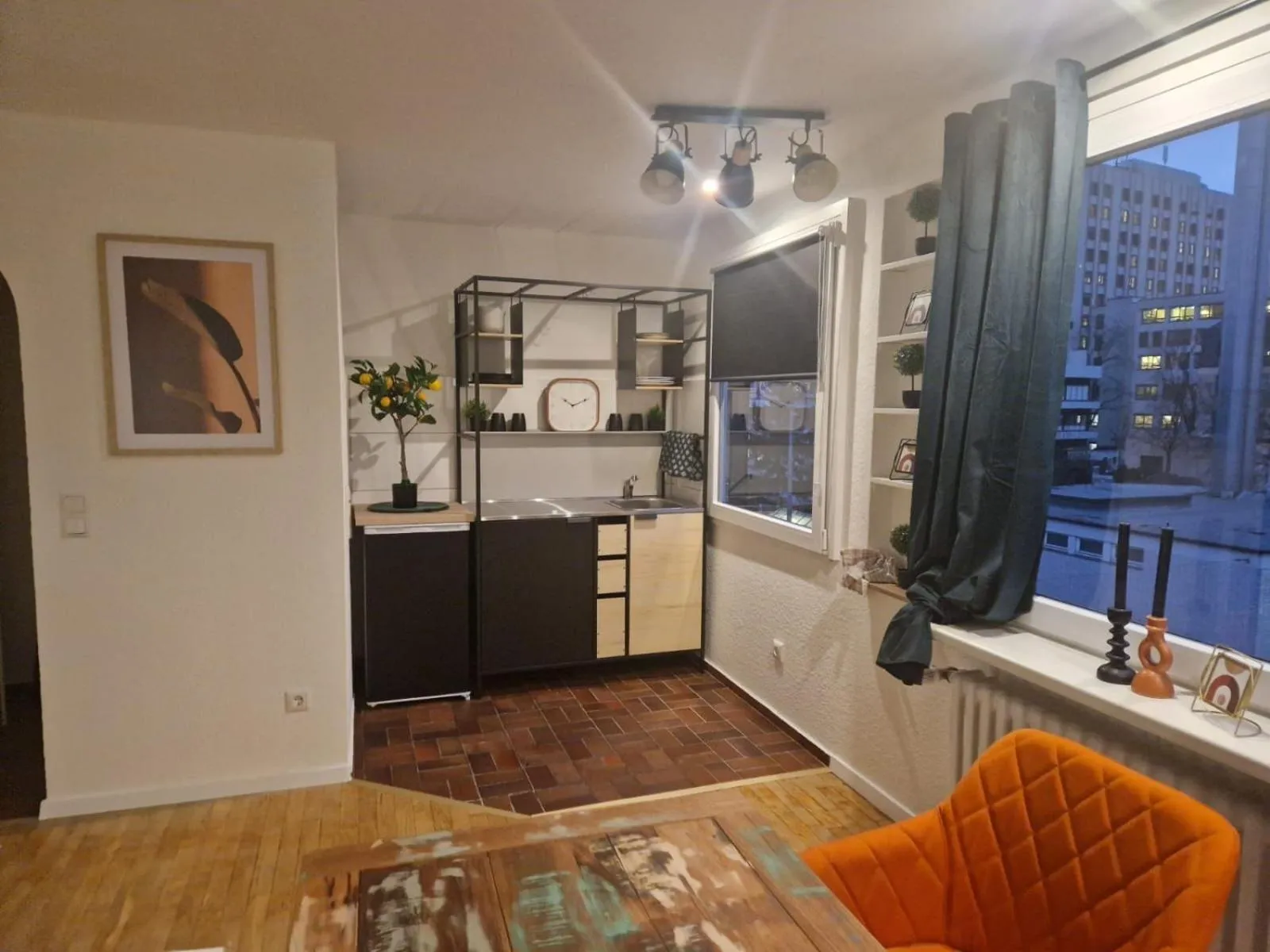 Kitchen or kitchenette in Hotel Friederike