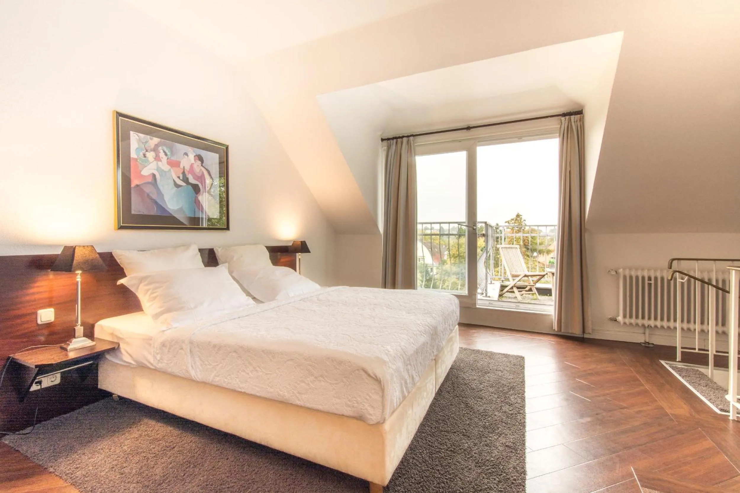 Bed in Hotel Friederike