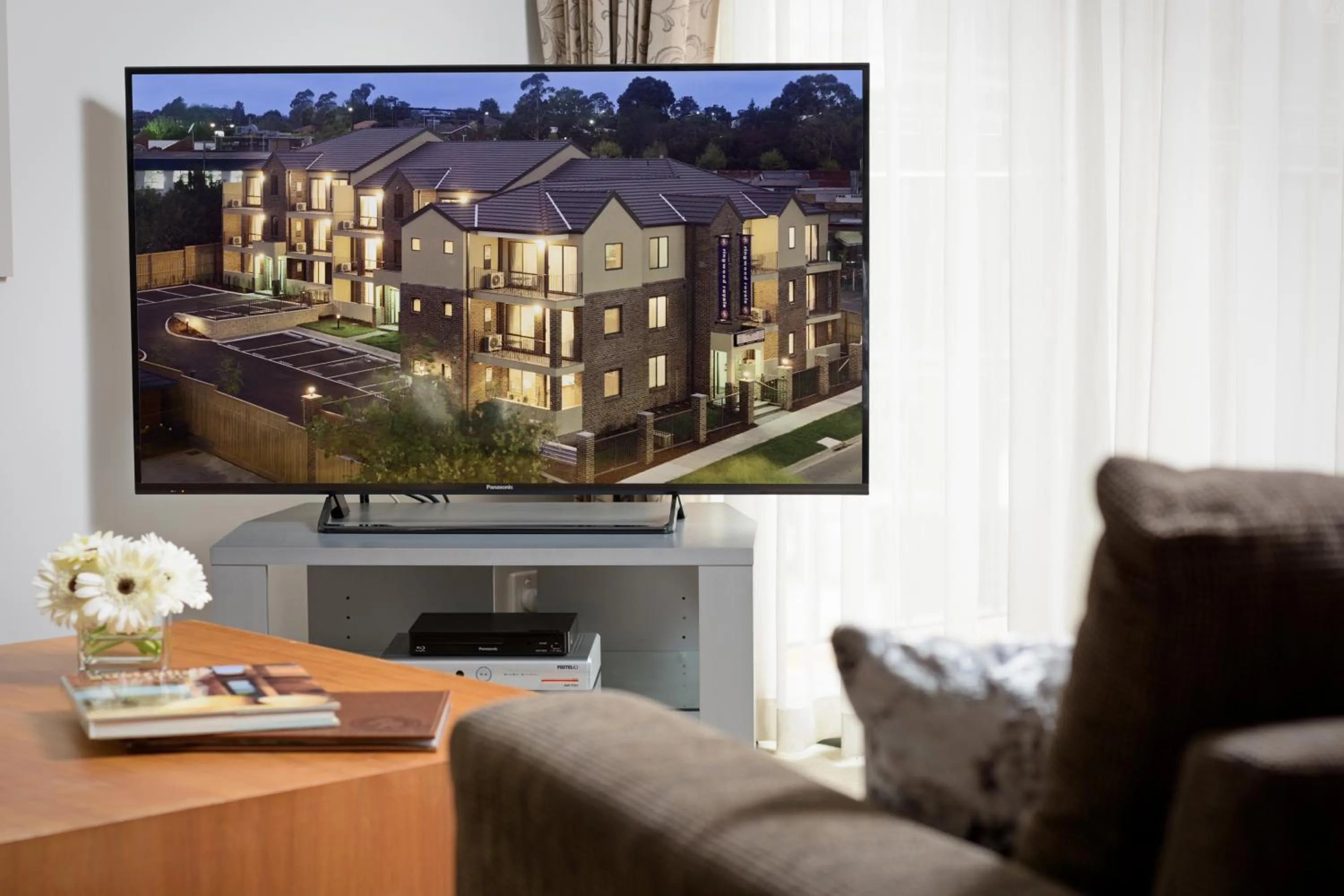 Living room in Ringwood Royale