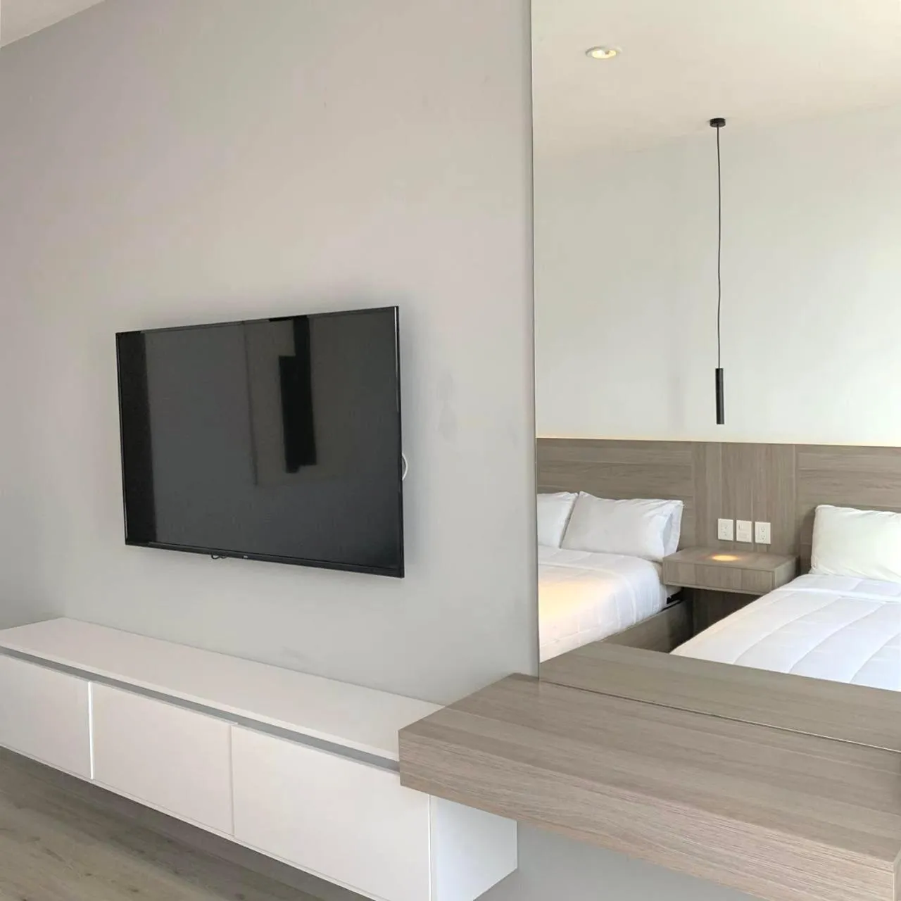 Bed in Hotel Blanco Pachuca