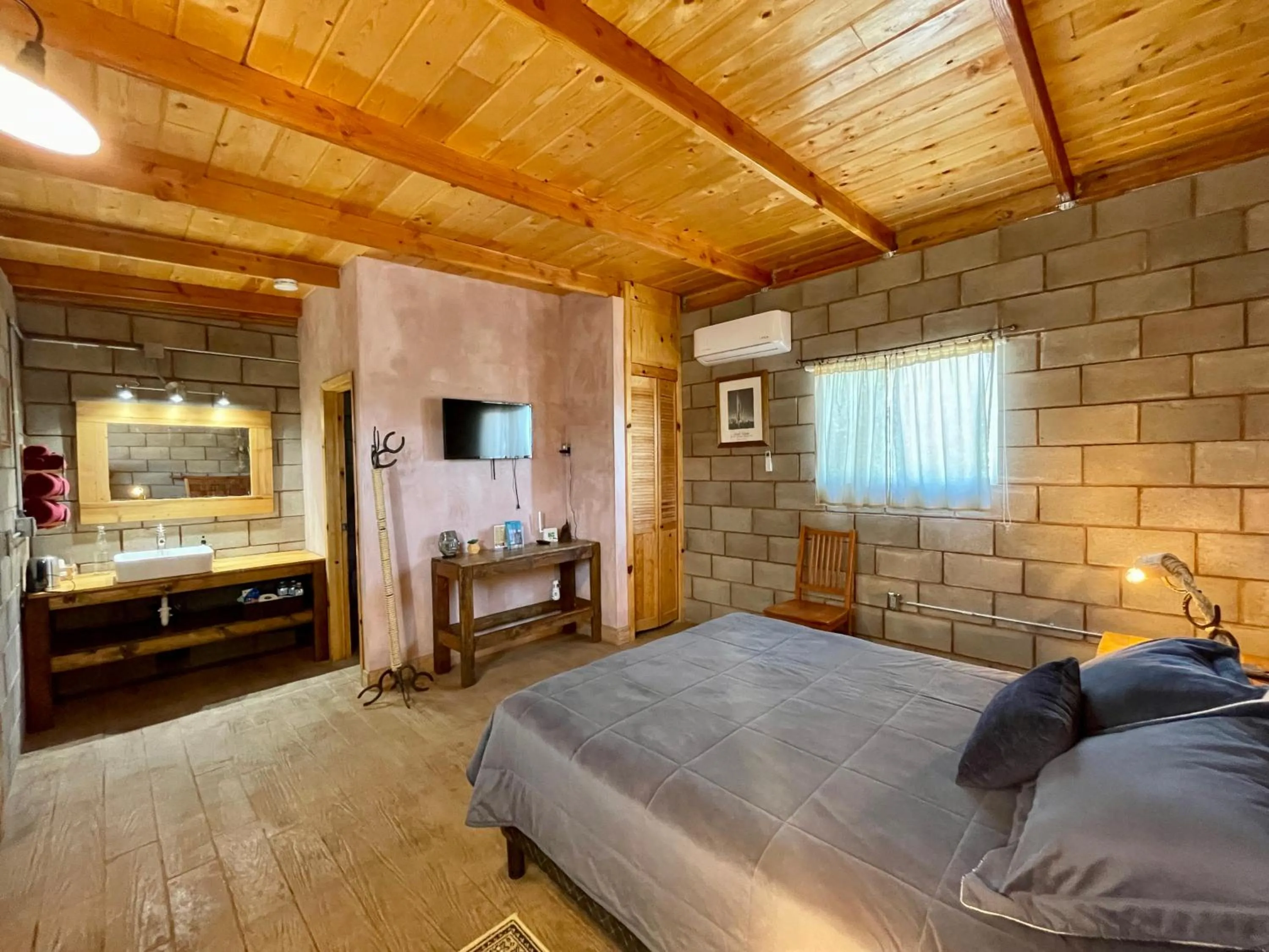 Bed in Cabaña San Tony