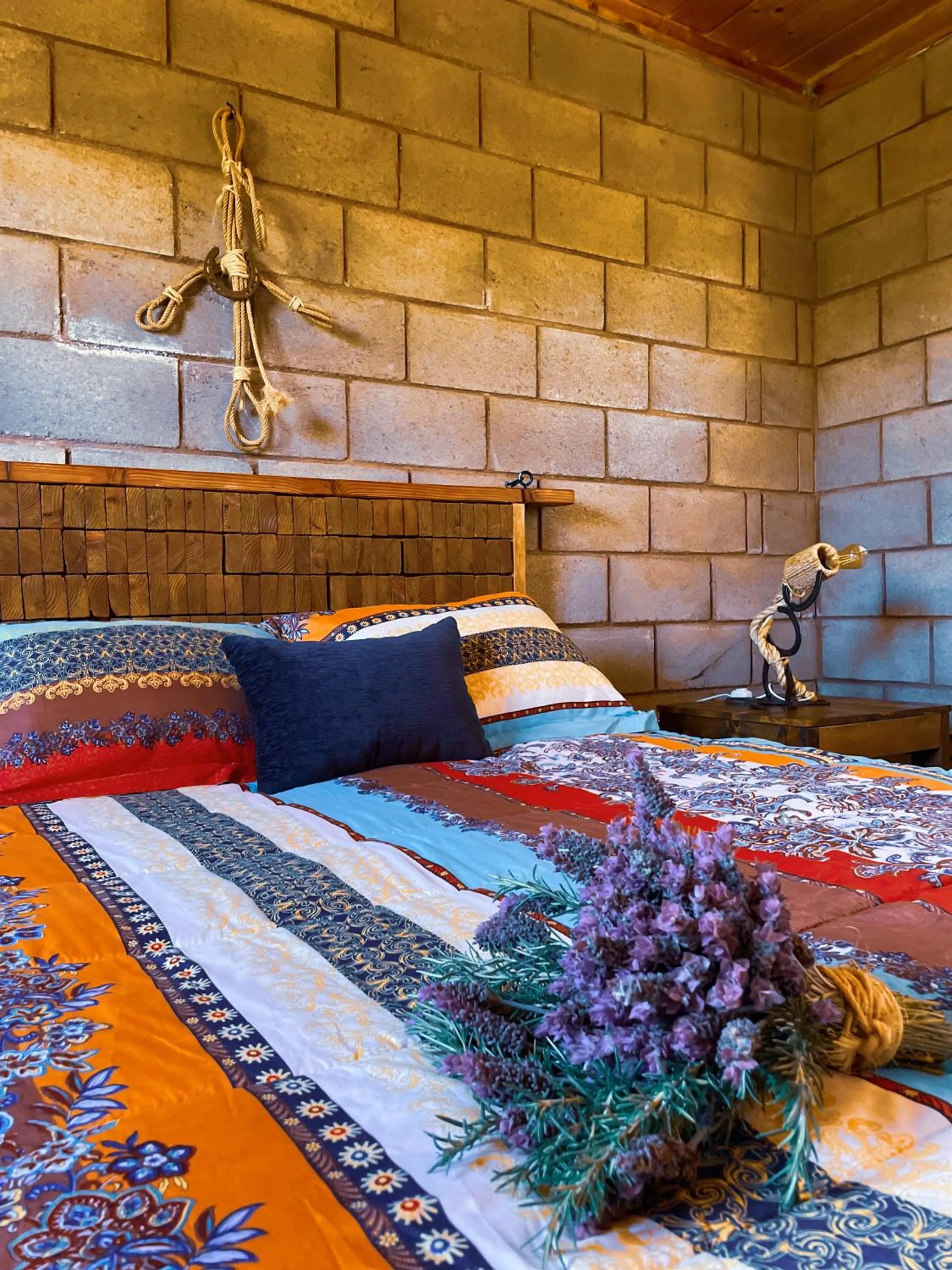 Bed in Cabaña San Tony