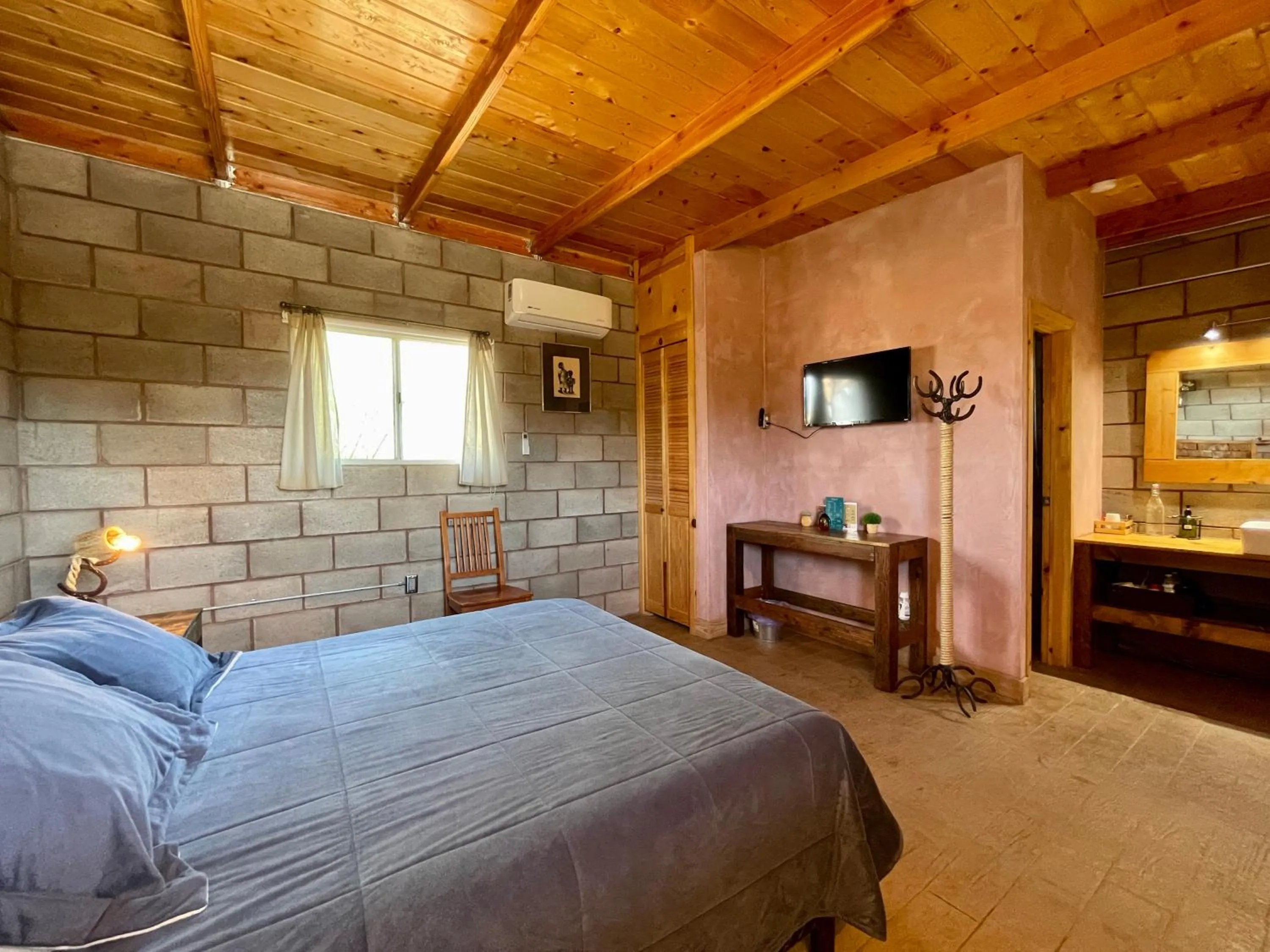 Bed in Cabaña San Tony