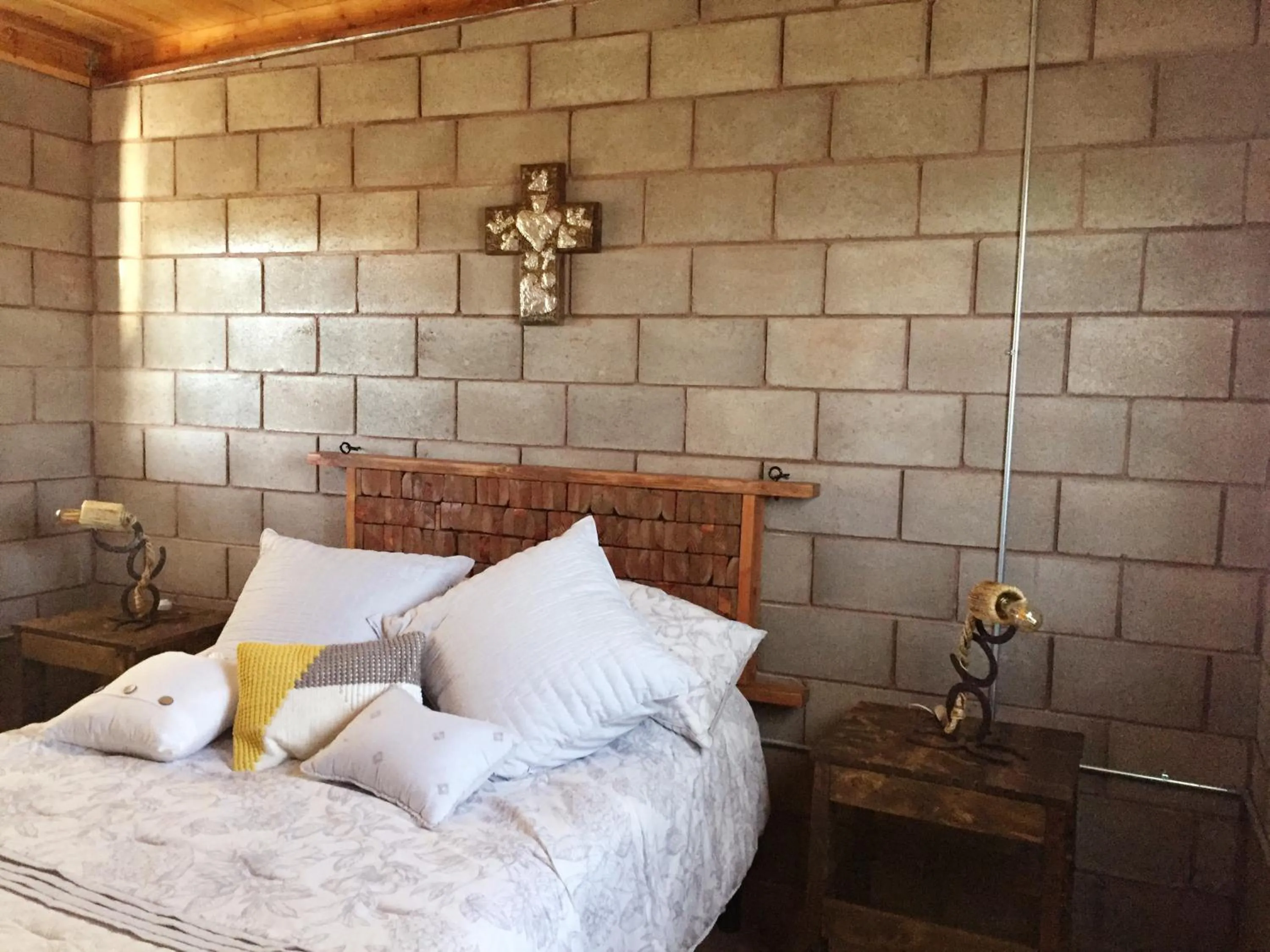 Bed in Cabaña San Tony