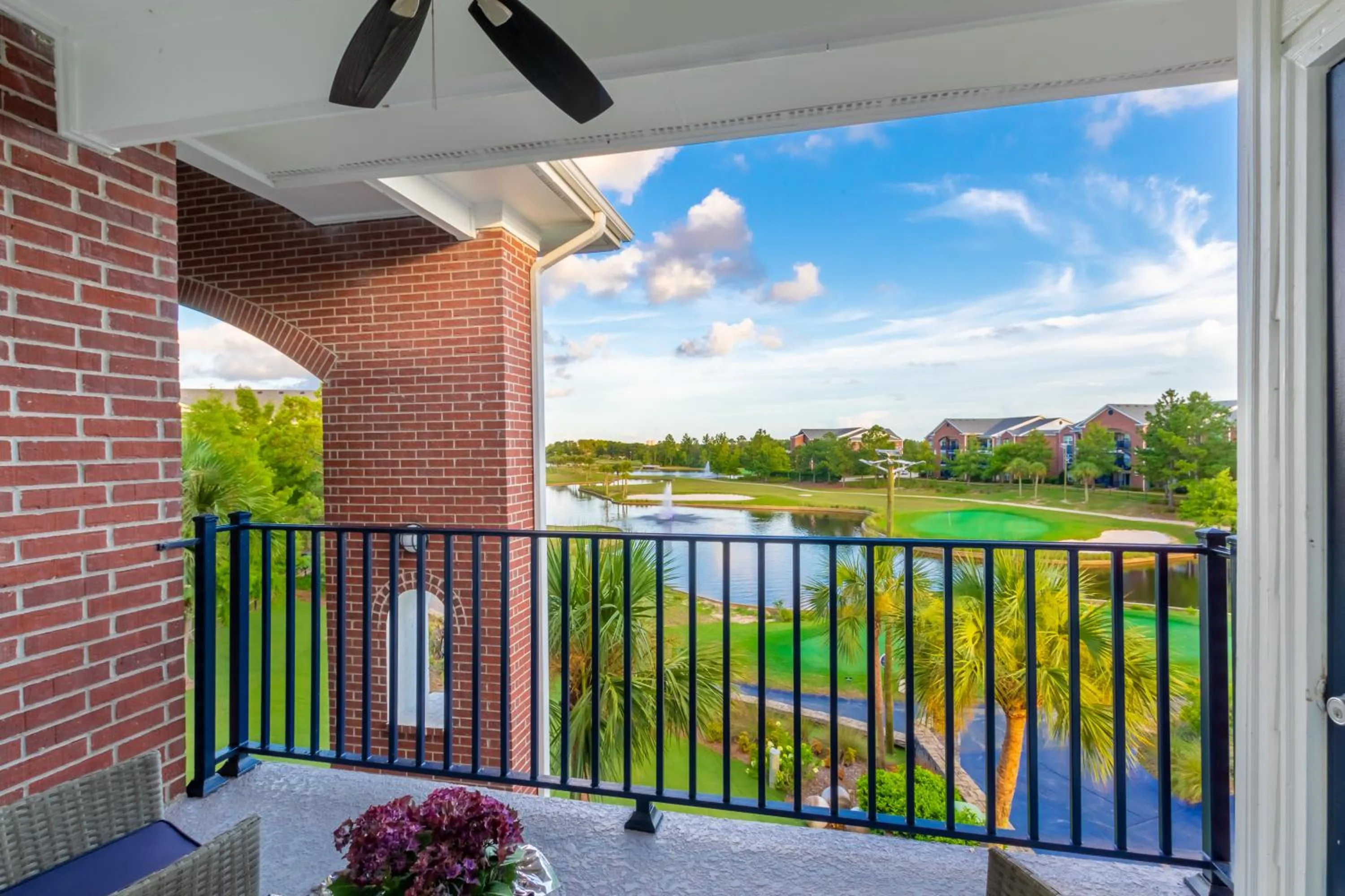 Patio in One Club Gulf Shores