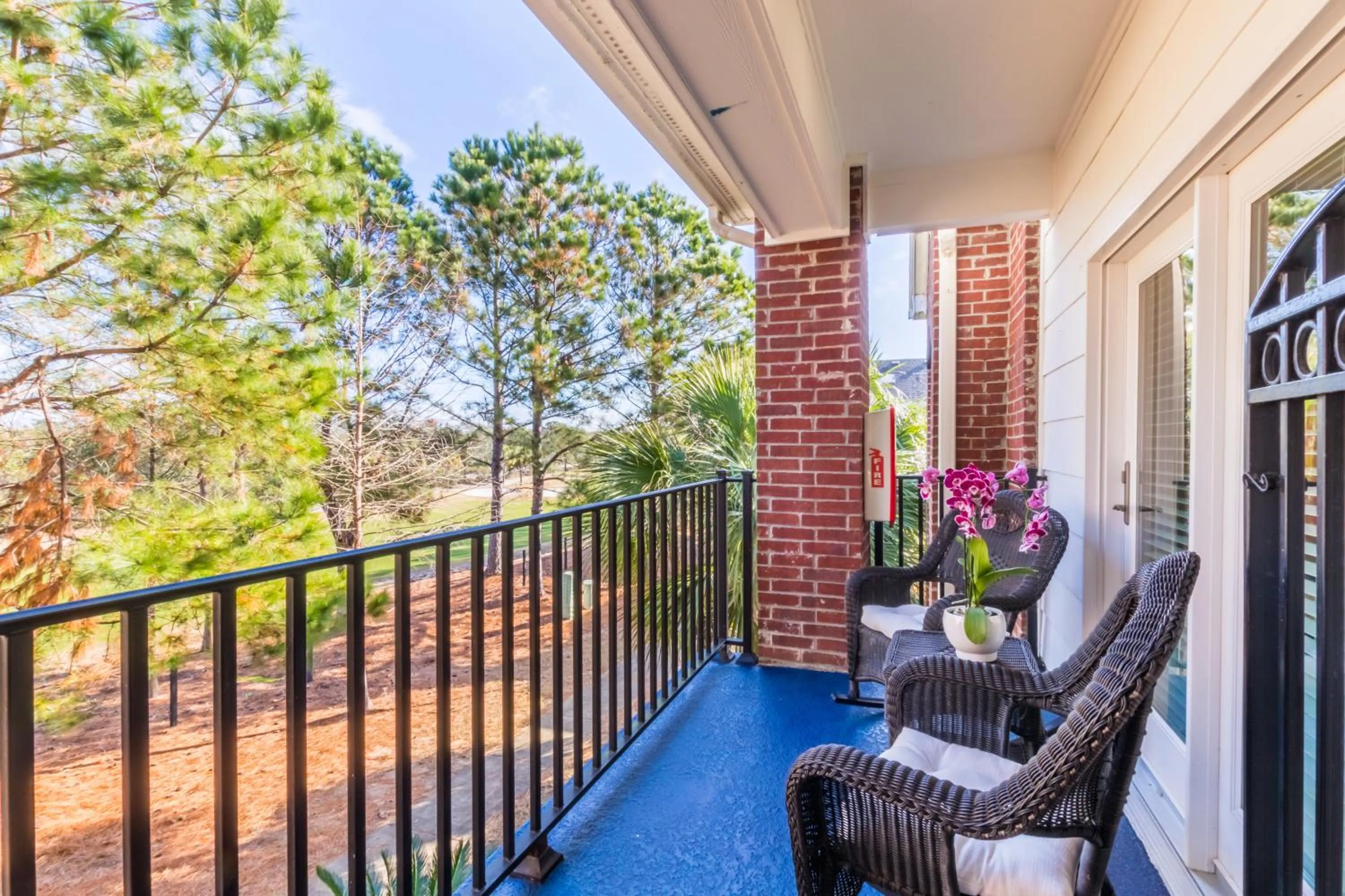 Patio in One Club Gulf Shores