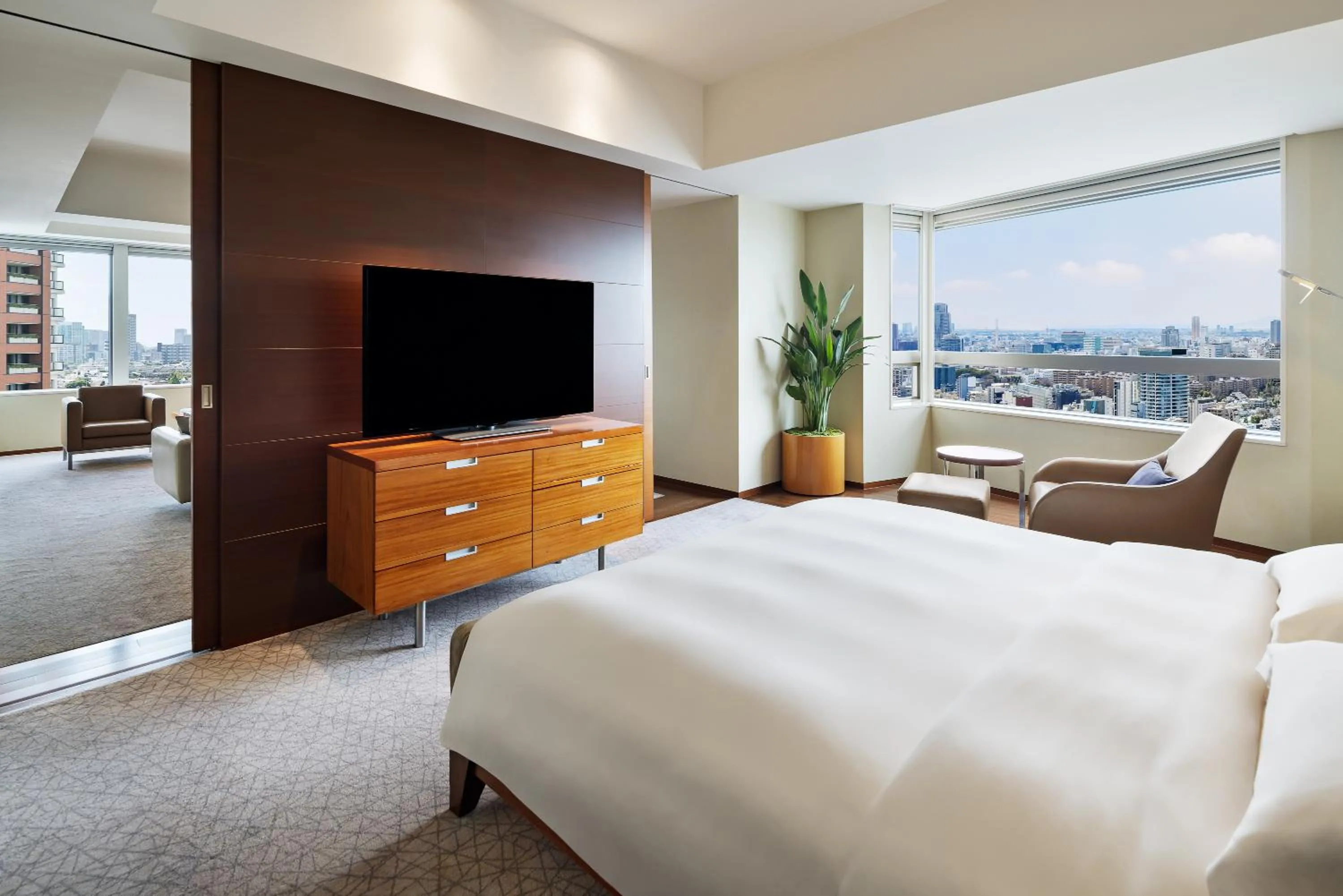 Bed in Grand Hyatt Tokyo