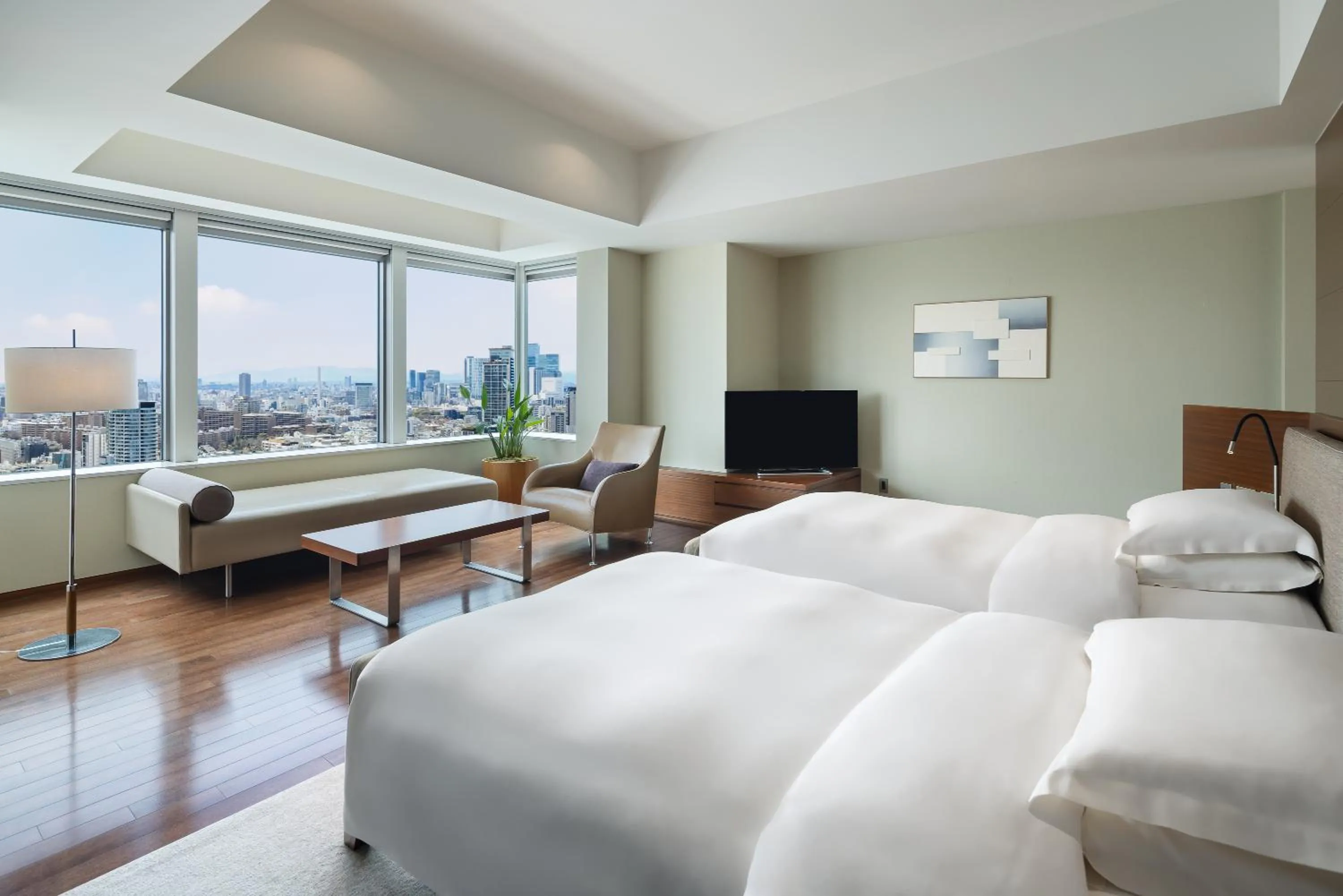 Bed in Grand Hyatt Tokyo