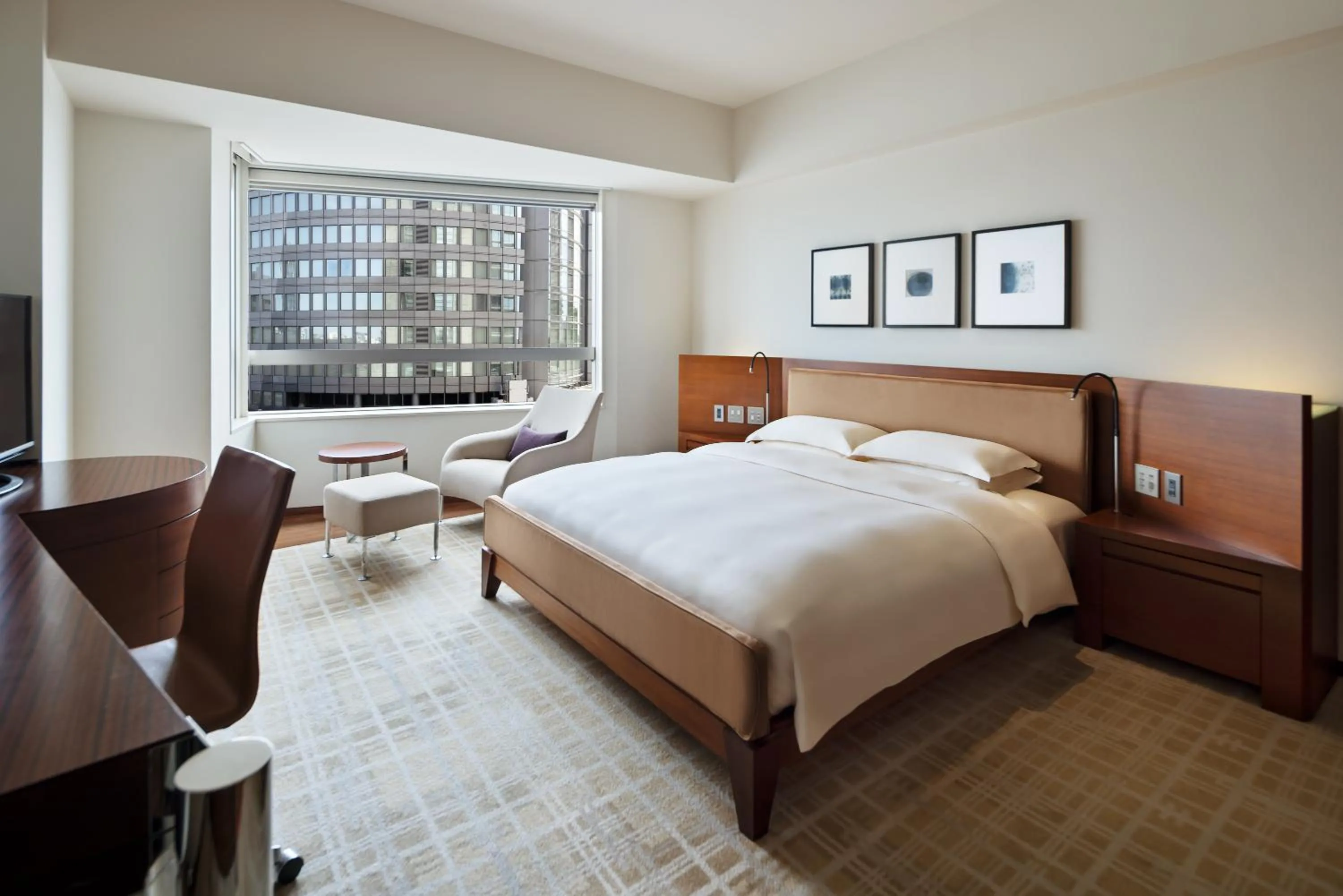 Bed in Grand Hyatt Tokyo