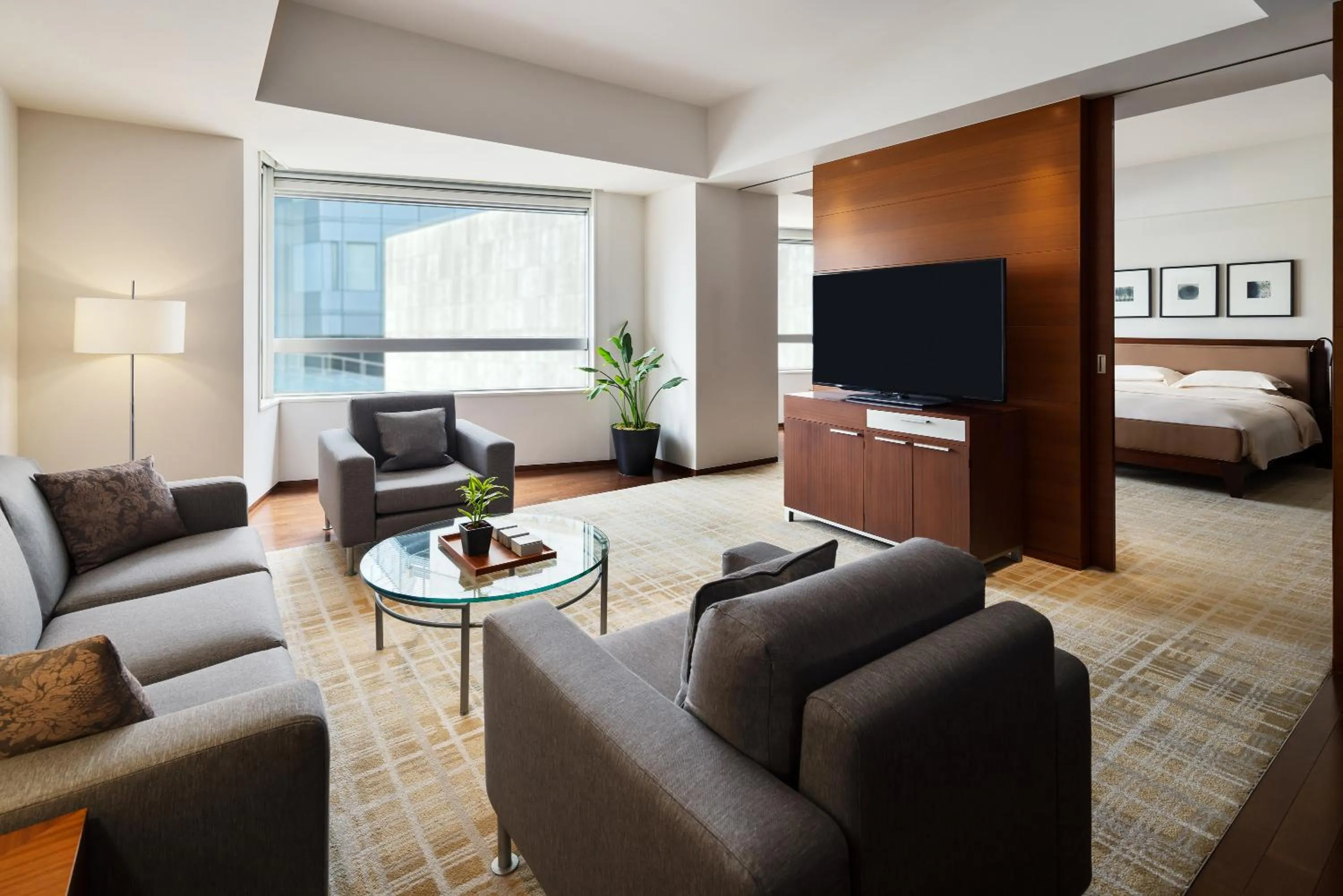 Bed in Grand Hyatt Tokyo