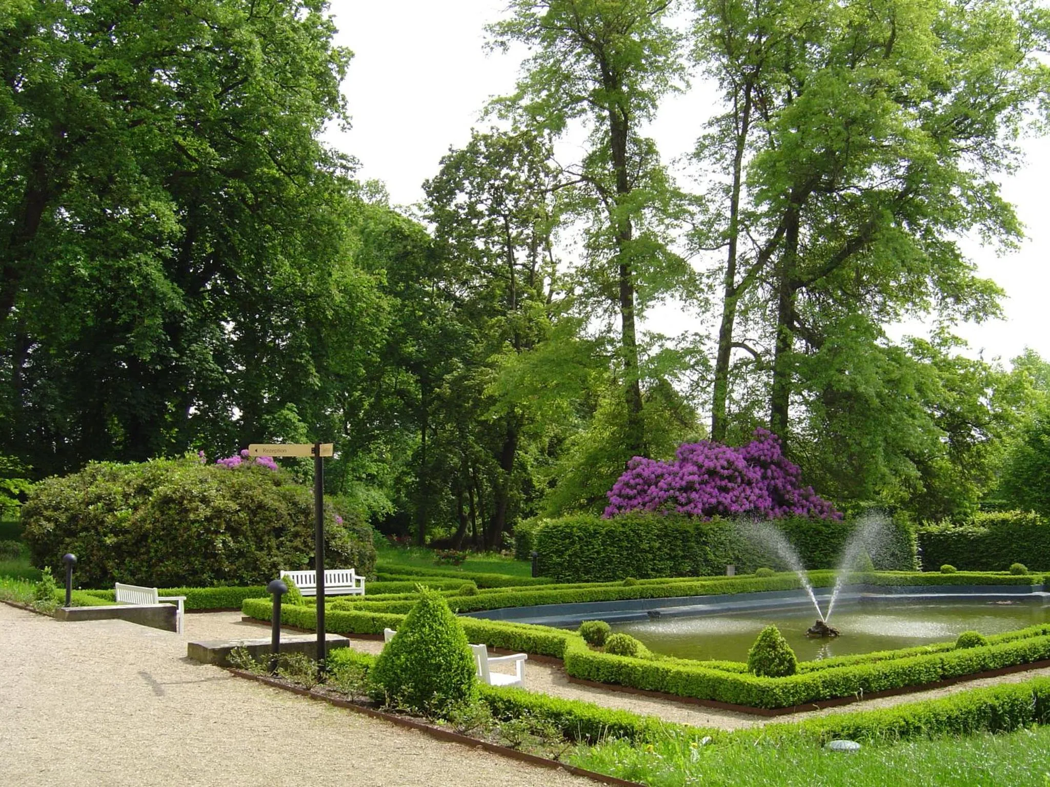 Garden in Hotel Schloss Schweinsburg